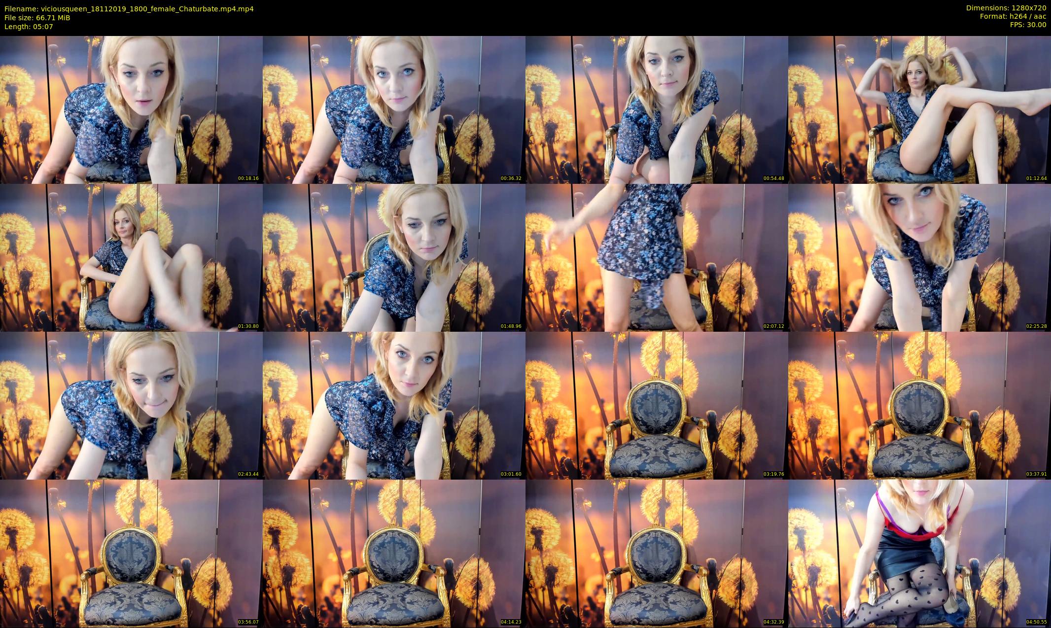 viciousqueen — 6 minute Chaturbate female cam show recording, 720p, Nov 18, 2019