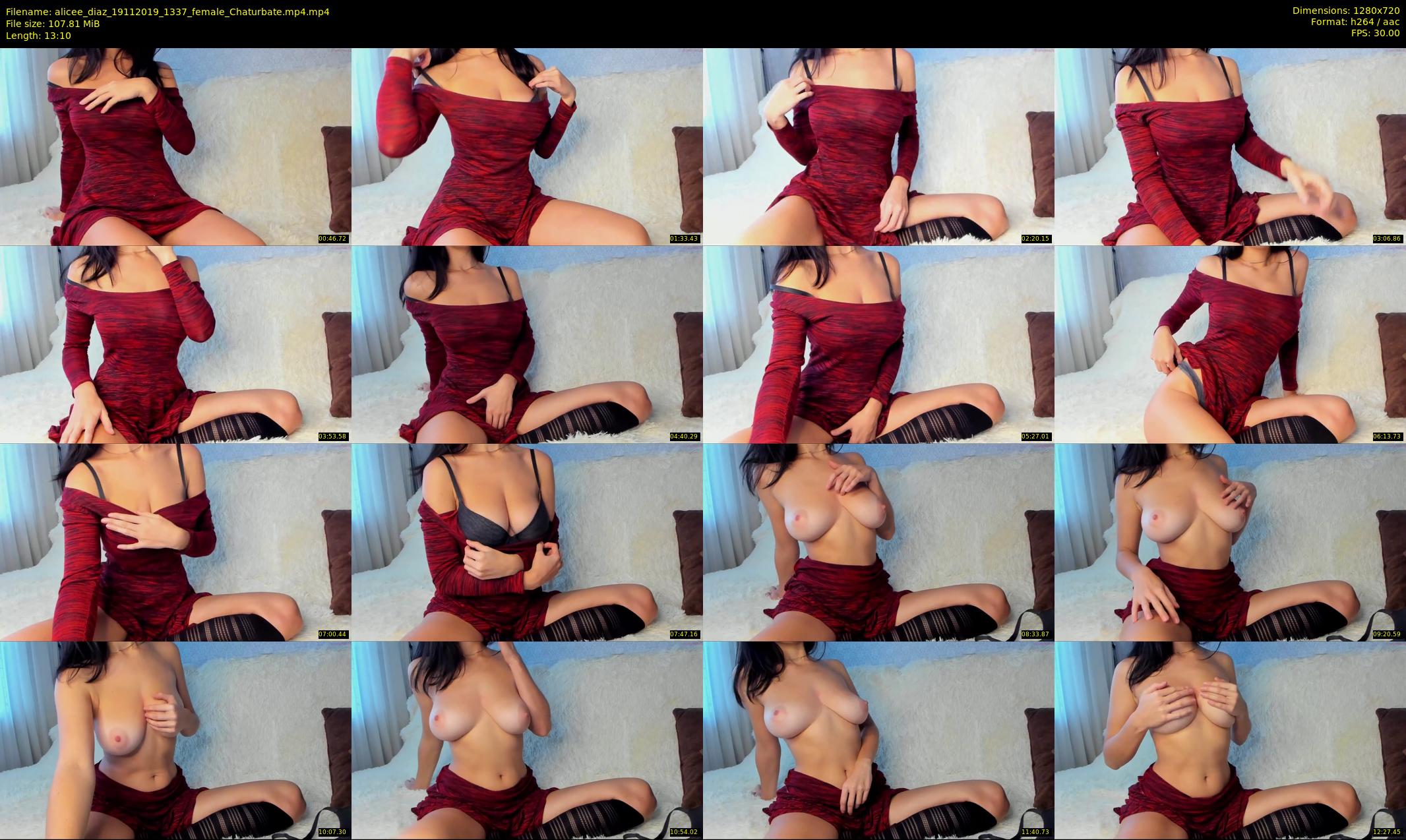 alicee_diaz — 14 minute Chaturbate female cam show recording, 720p, Nov 19, 2019