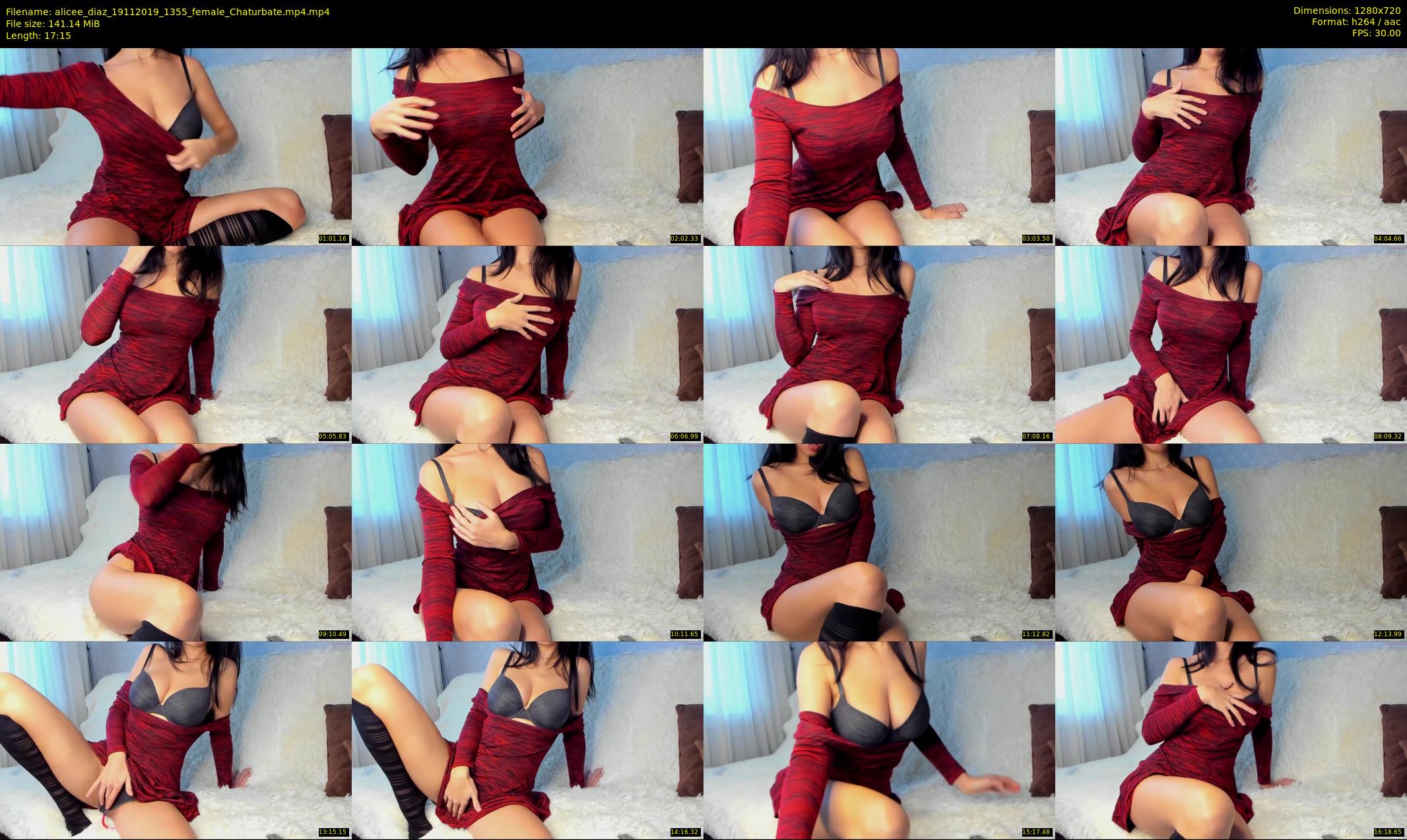 alicee_diaz — 18 minute Chaturbate female cam show recording, 720p, Nov 19, 2019