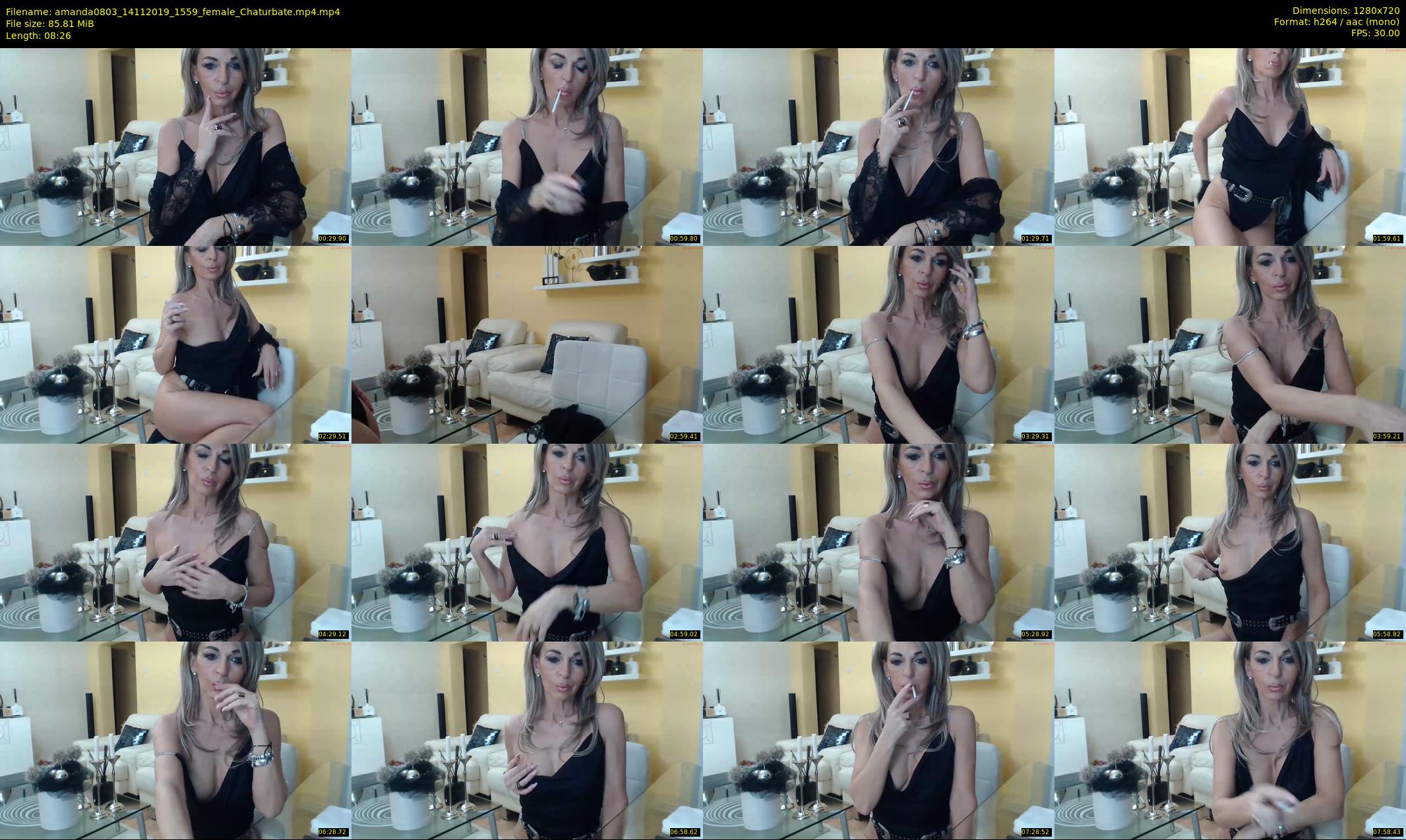 amanda0803 — 9 minute Chaturbate female cam show recording, 720p, Nov 14, 2019