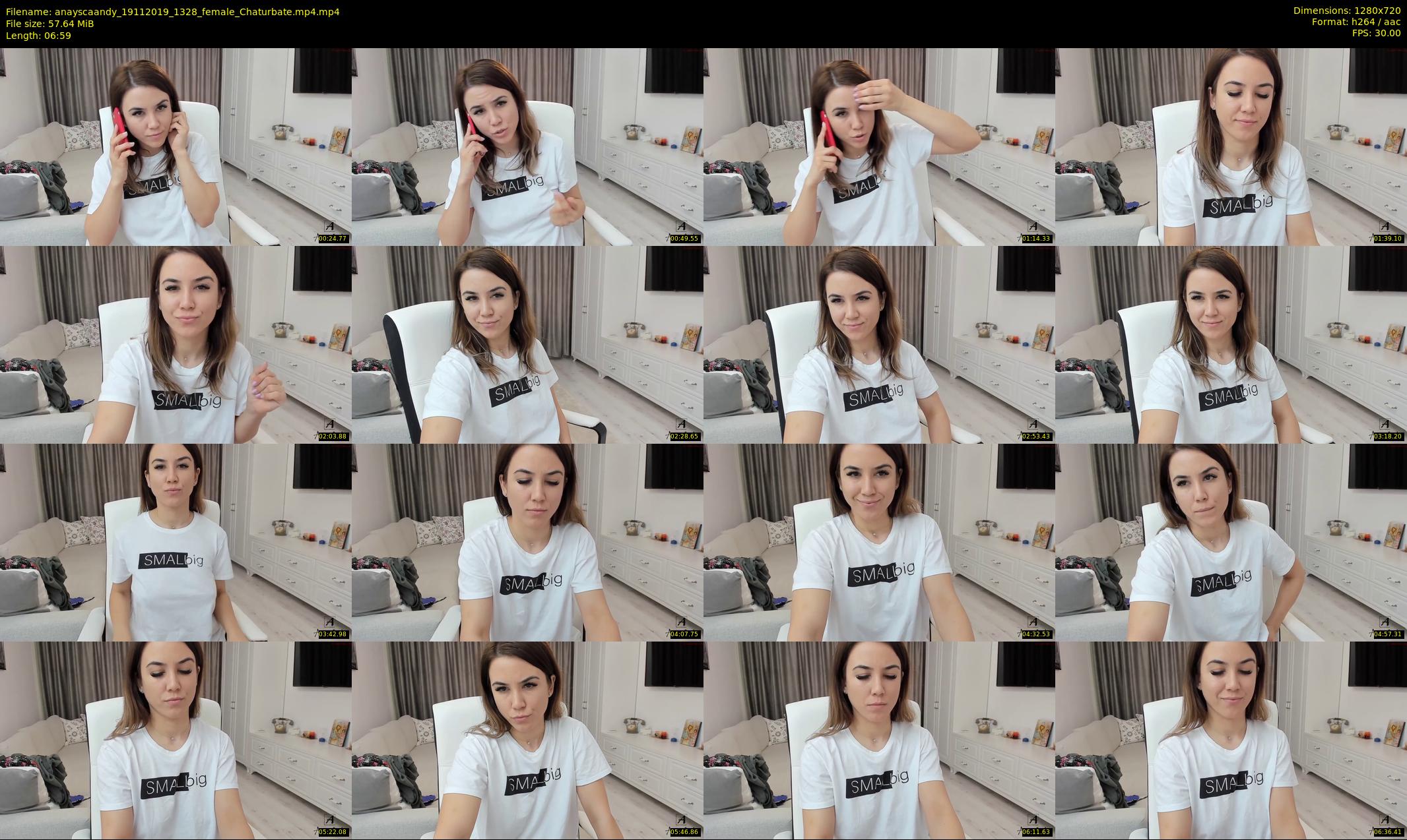 anayscaandy — 7 minute Chaturbate female cam show recording, 720p, Nov 19, 2019