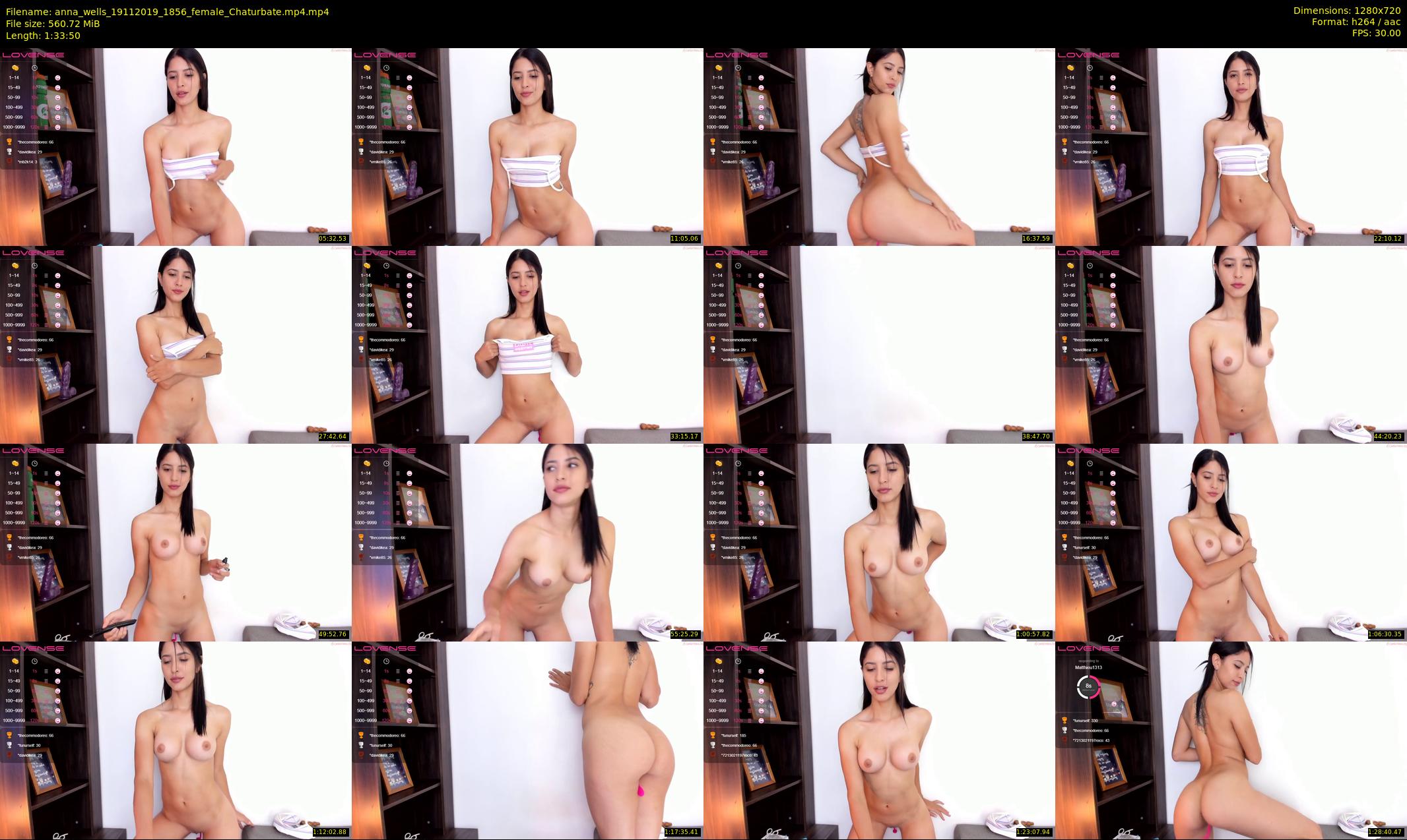 anna_wells — 94 minute Chaturbate female cam show recording, 720p, Nov 19, 2019