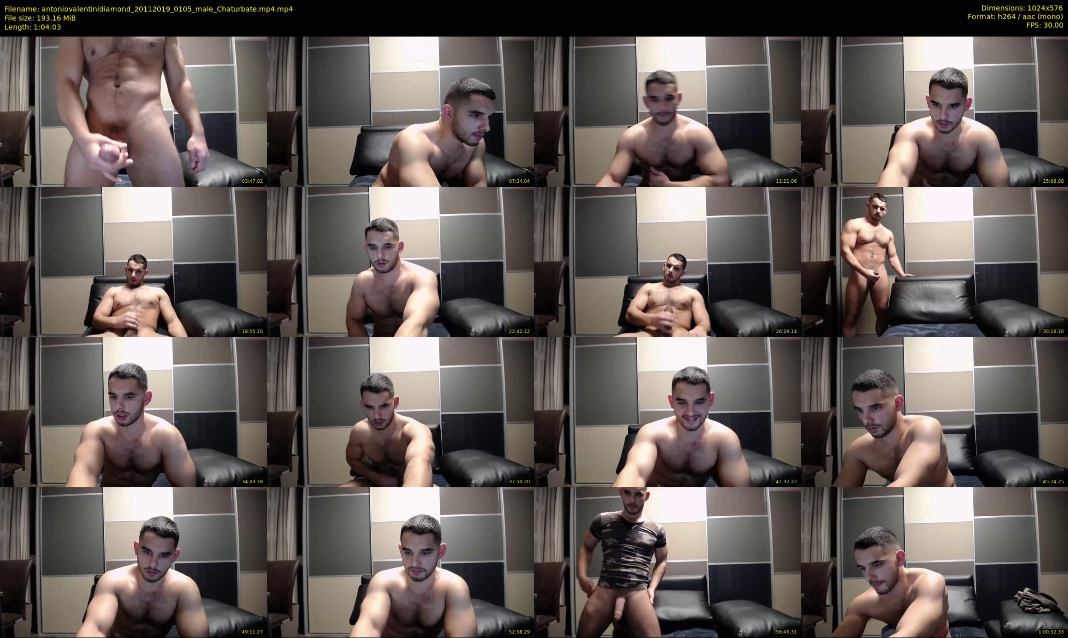 antoniovalentinidiamond — 65 minute Chaturbate male cam show recording, 480p, Nov 20, 2019