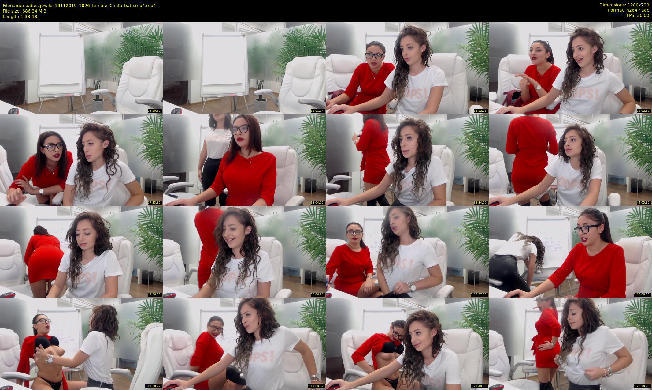 babesgowild — 94 minute Chaturbate couple cam show recording, 720p, Nov 19, 2019