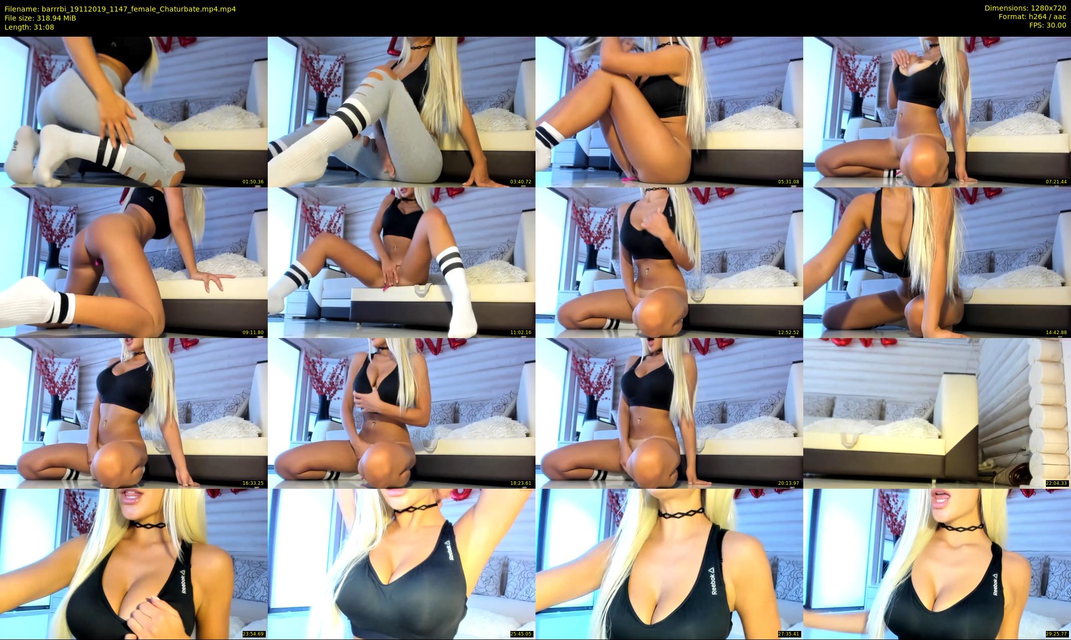 barrrbi — 32 minute Chaturbate female cam show recording, 720p, Nov 19, 2019