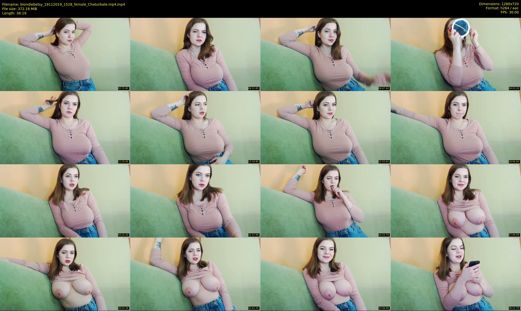 blondiebetsy — 39 minute Chaturbate female cam show recording, 720p, Nov 19, 2019