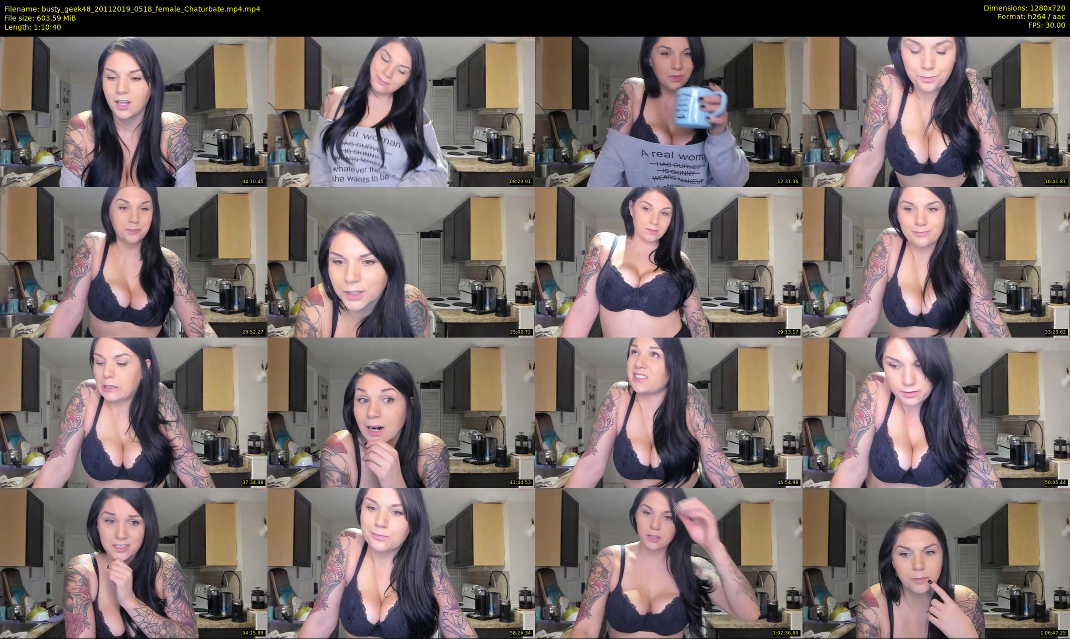 busty_geek48 — 71 minute Chaturbate female cam show recording, 720p, Nov 20, 2019