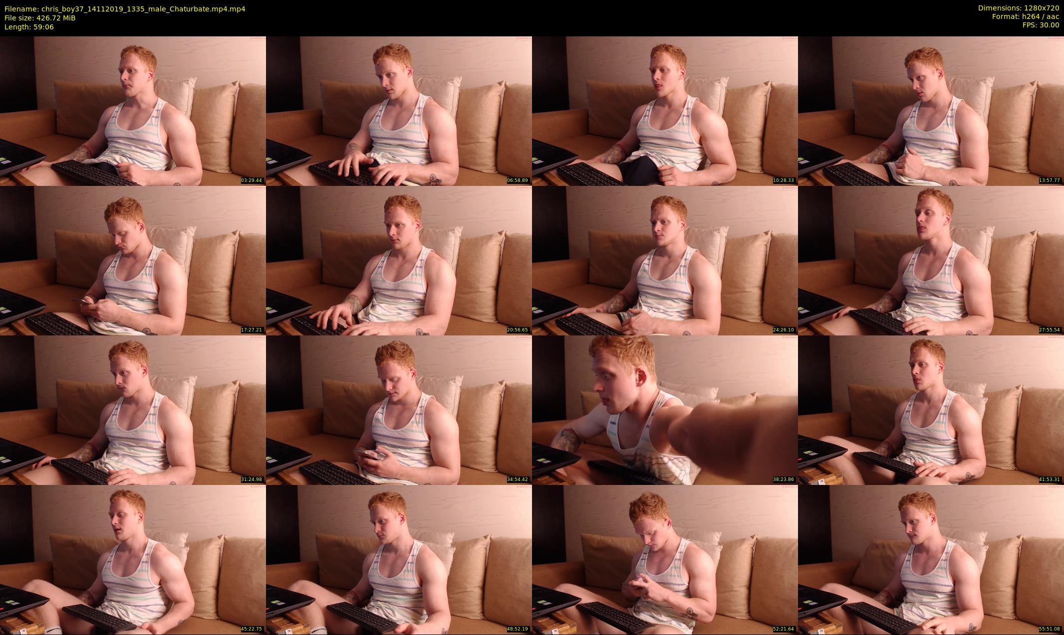 chris_boy37 — 60 minute Chaturbate male cam show recording, 720p, Nov 14, 2019