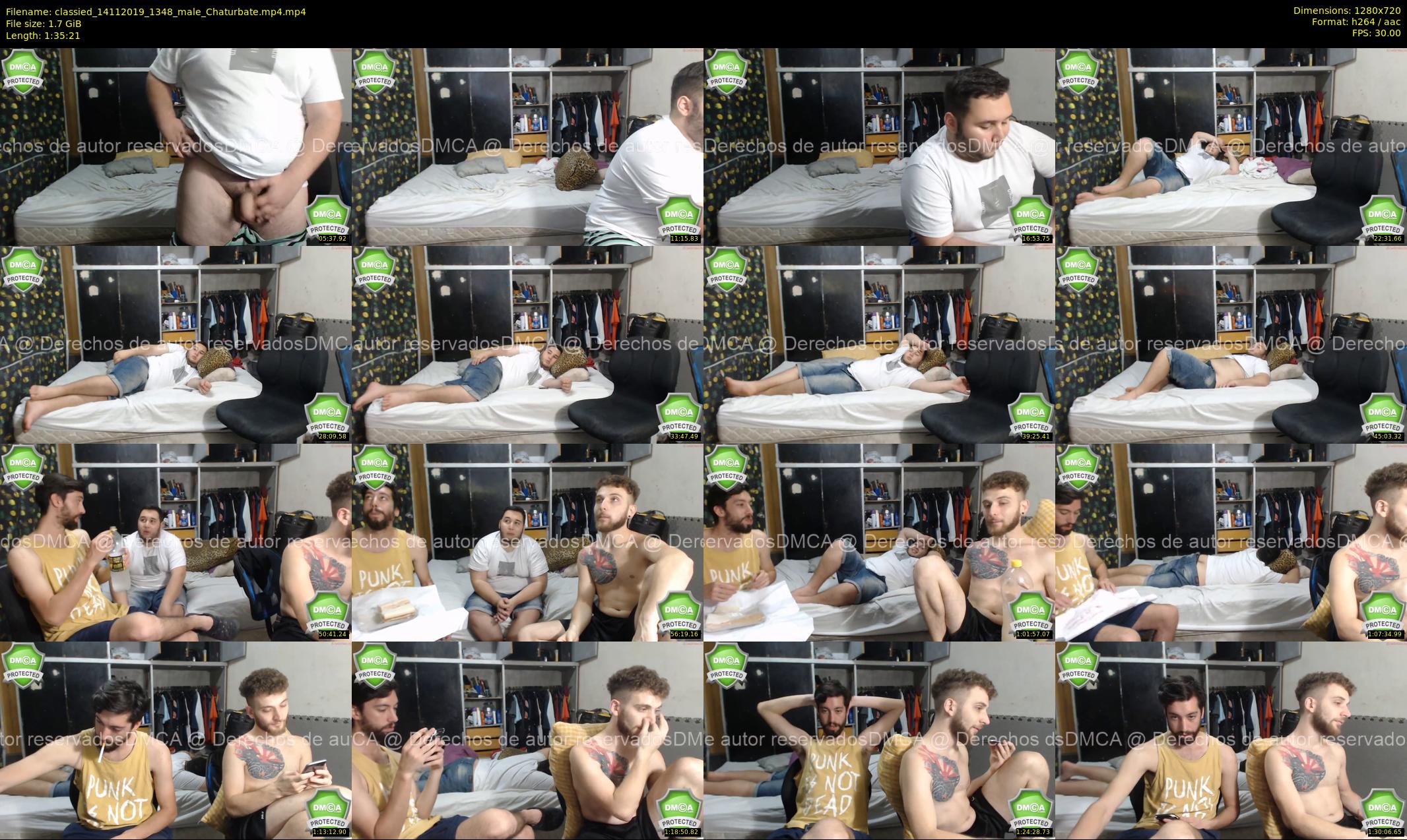 classied — 96 minute Chaturbate male cam show recording, 720p, Nov 14, 2019