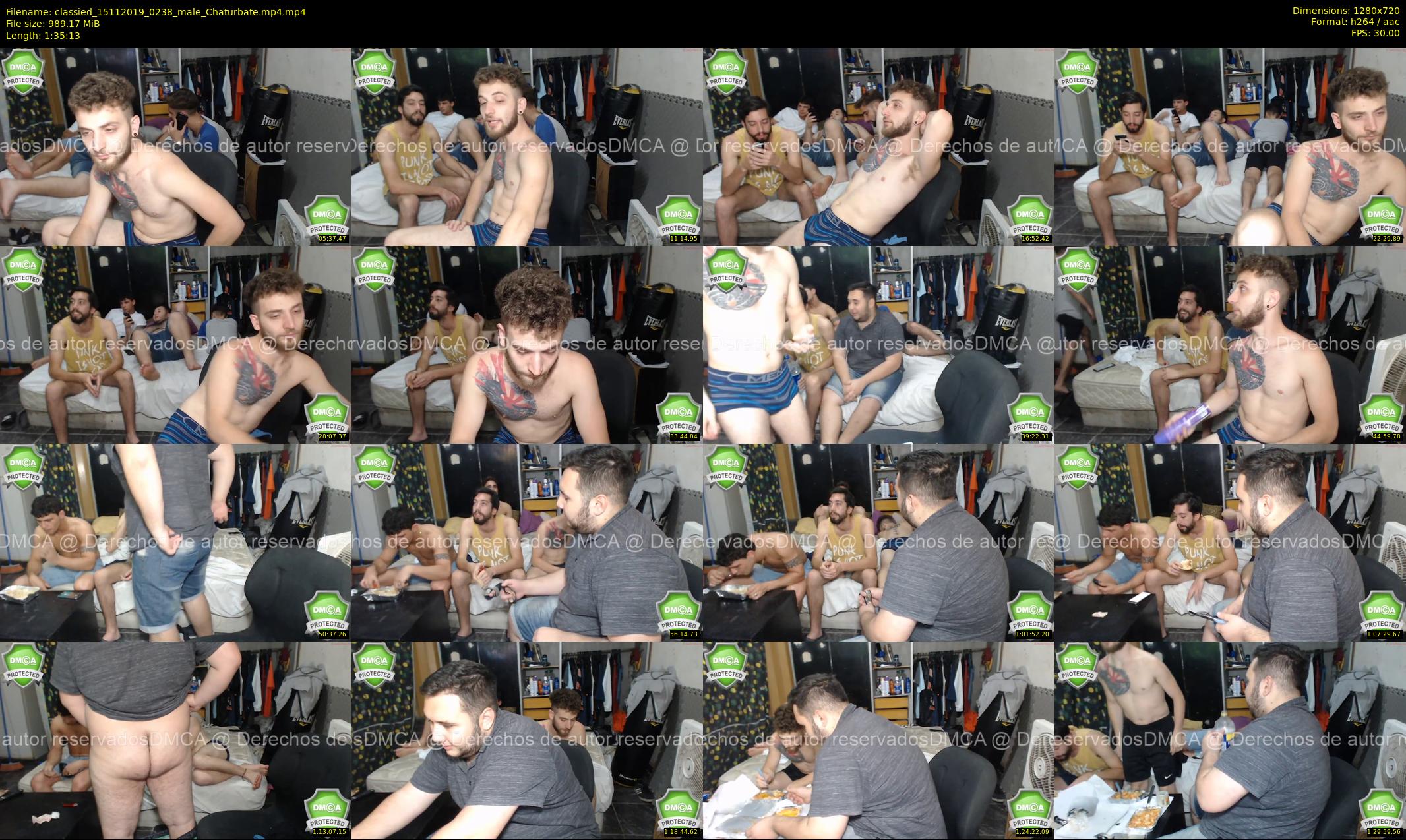 classied — 96 minute Chaturbate male cam show recording, 720p, Nov 15, 2019