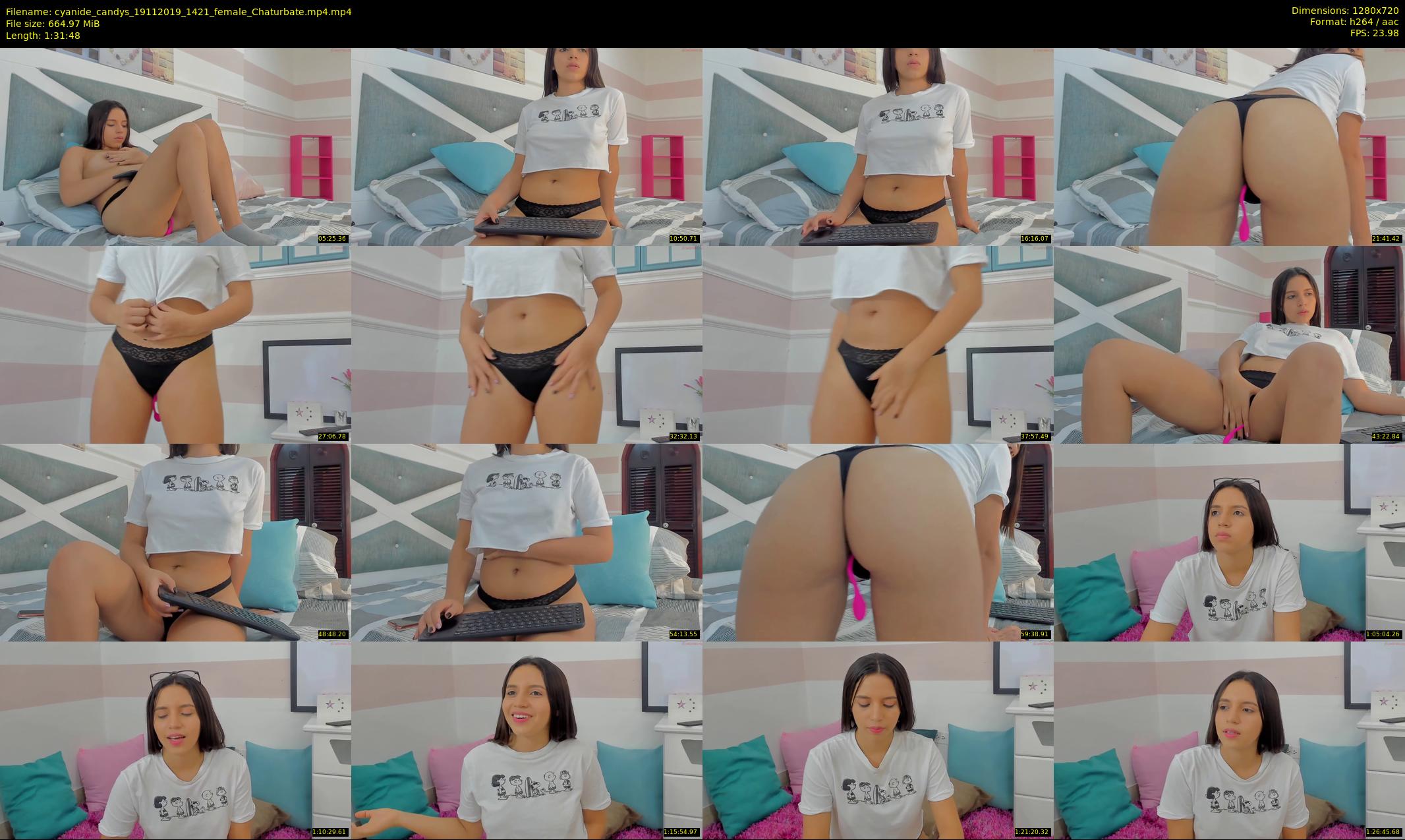 cyanide_candys — 92 minute Chaturbate female cam show recording, 720p, Nov 19, 2019