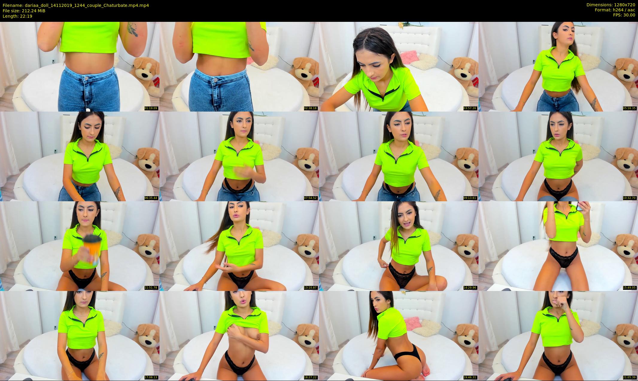 dariaa_doll — 23 minute Chaturbate female cam show recording, 720p, Nov 14, 2019