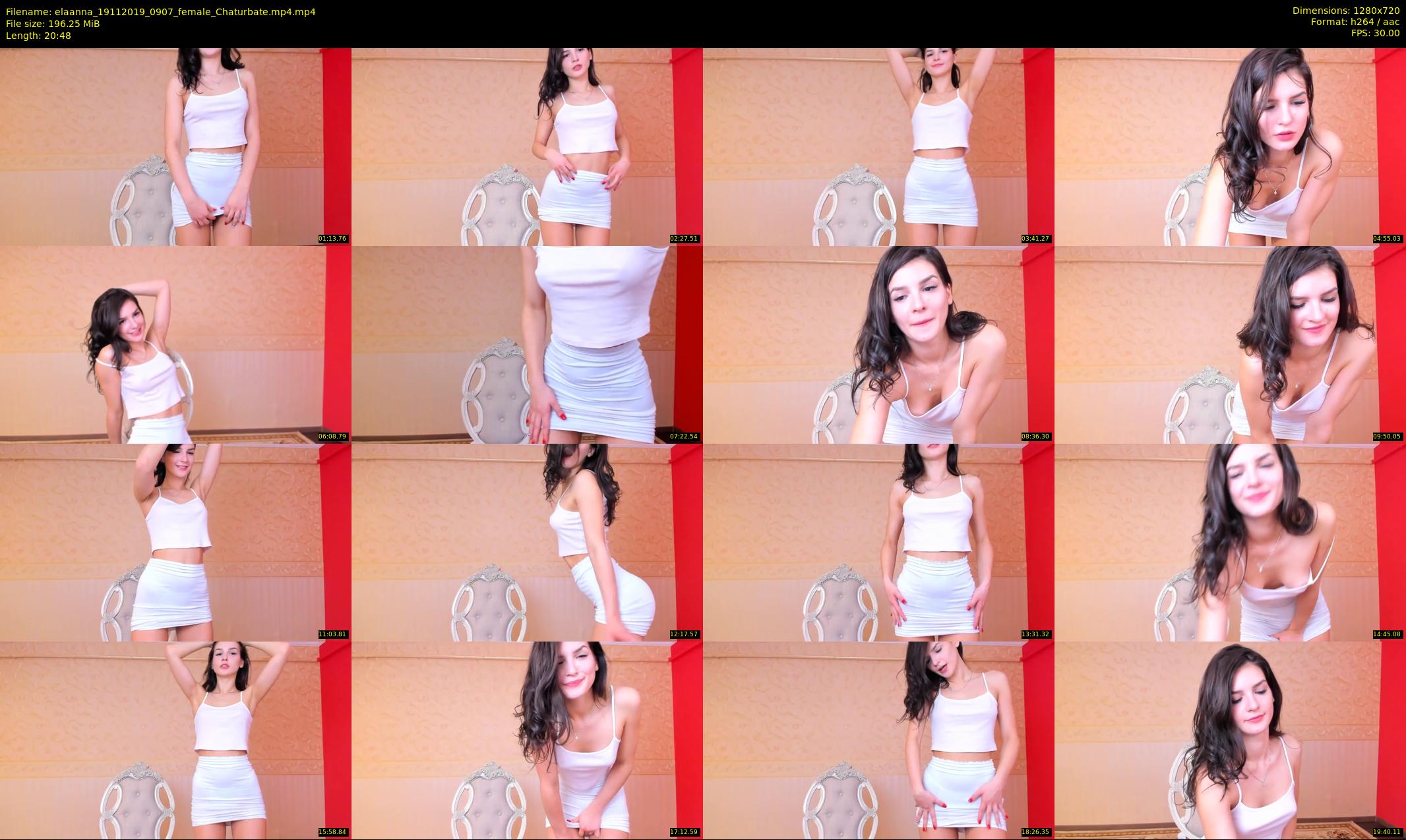elaanna — 21 minute Chaturbate female cam show recording, 720p, Nov 19, 2019