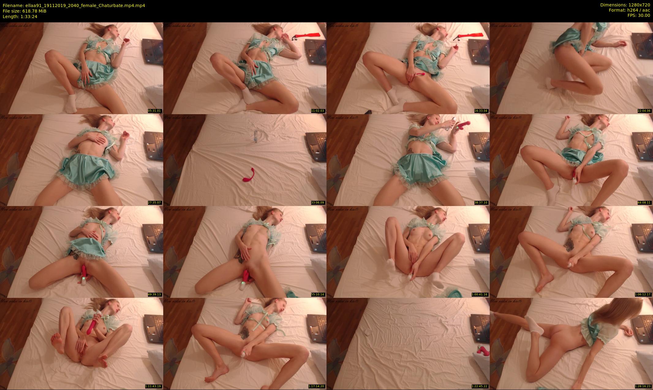 ellaa91 — 94 minute Chaturbate female cam show recording, 720p, Nov 19, 2019