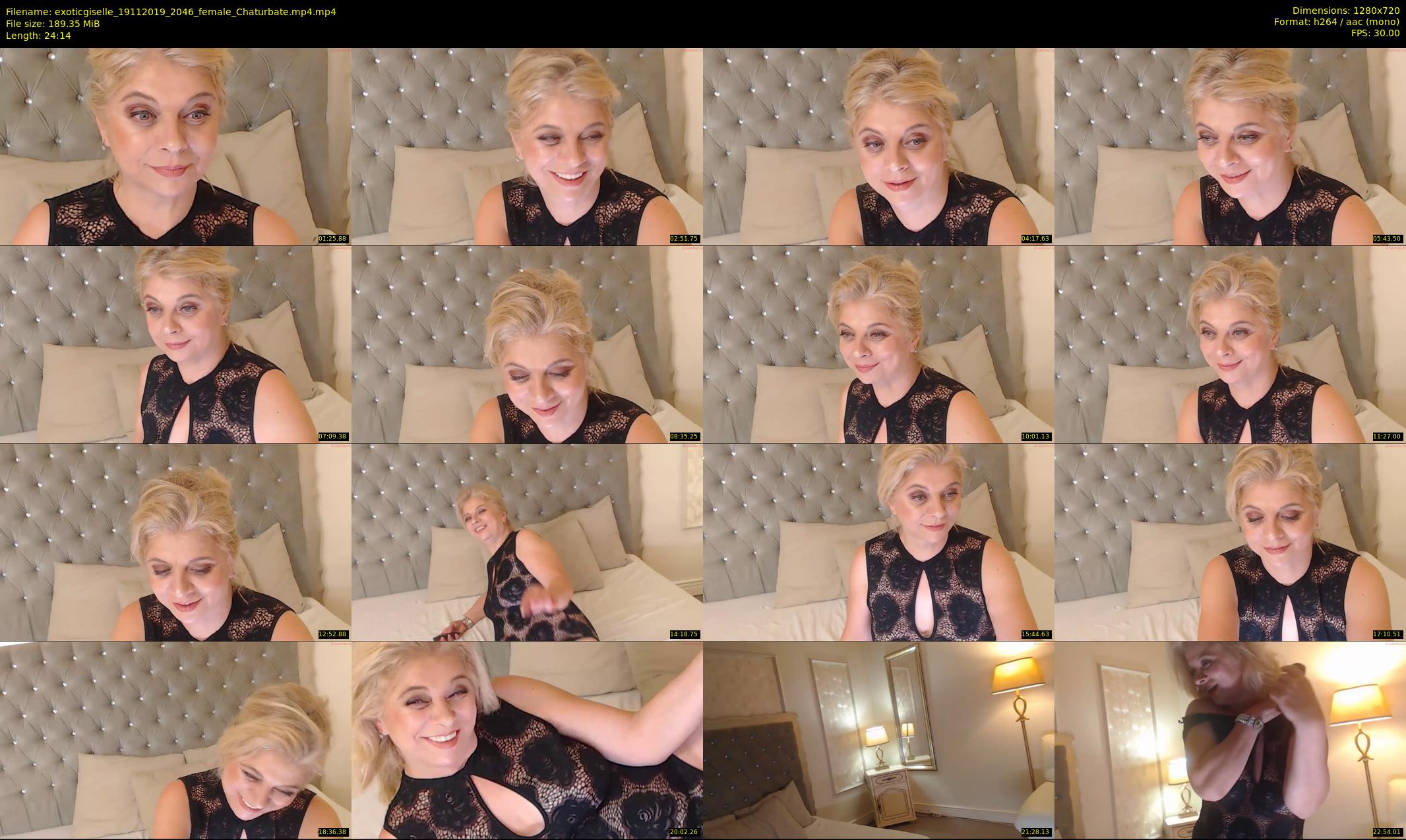 exoticgiselle — 25 minute Chaturbate female cam show recording, 720p, Nov 19, 2019