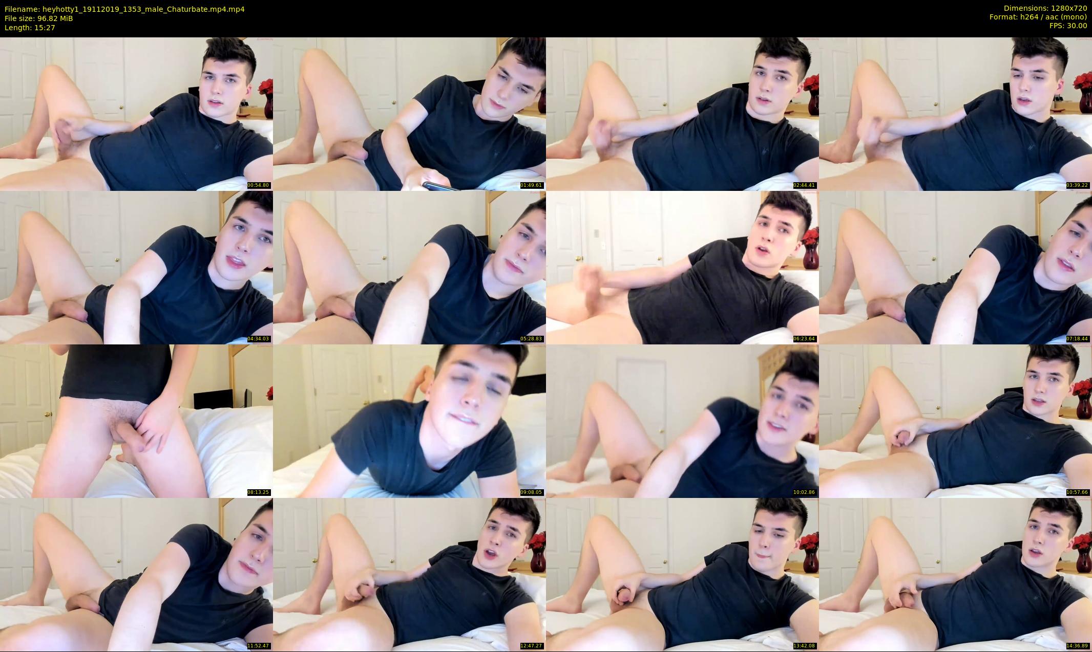 heyhotty1 — 16 minute Chaturbate male cam show recording, 720p, Nov 19, 2019