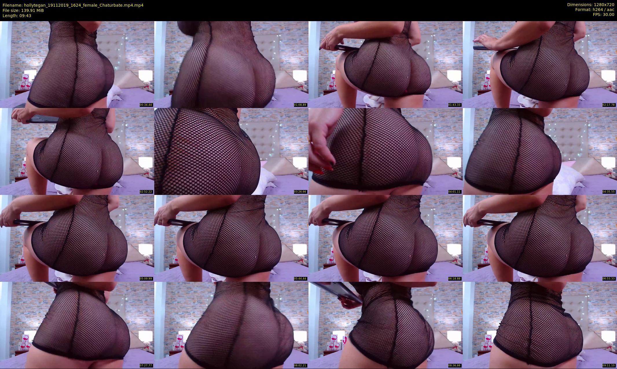 hollytegan — 10 minute Chaturbate female cam show recording, 720p, Nov 19, 2019
