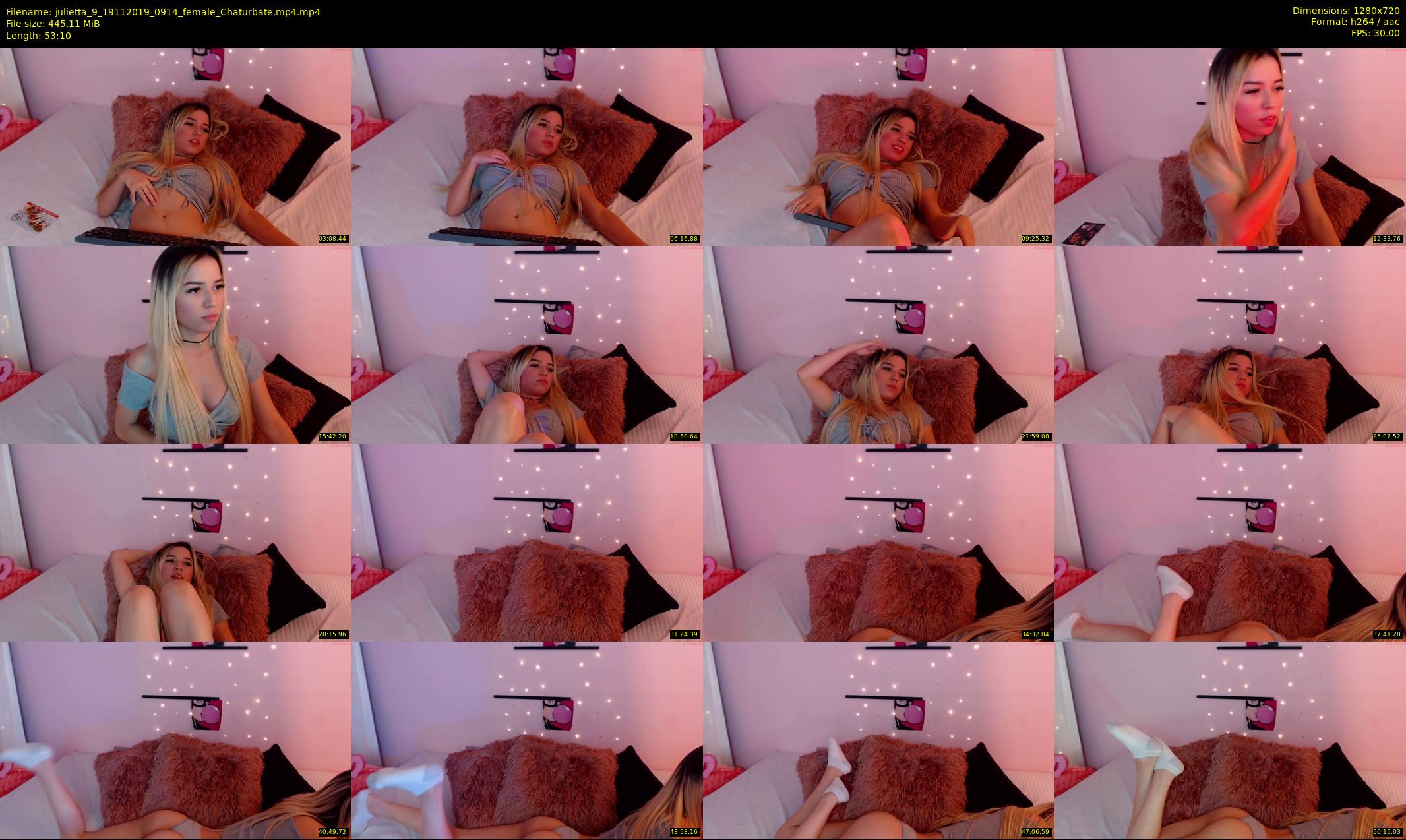 julietta_9 — 54 minute Chaturbate female cam show recording, 720p, Nov 19, 2019
