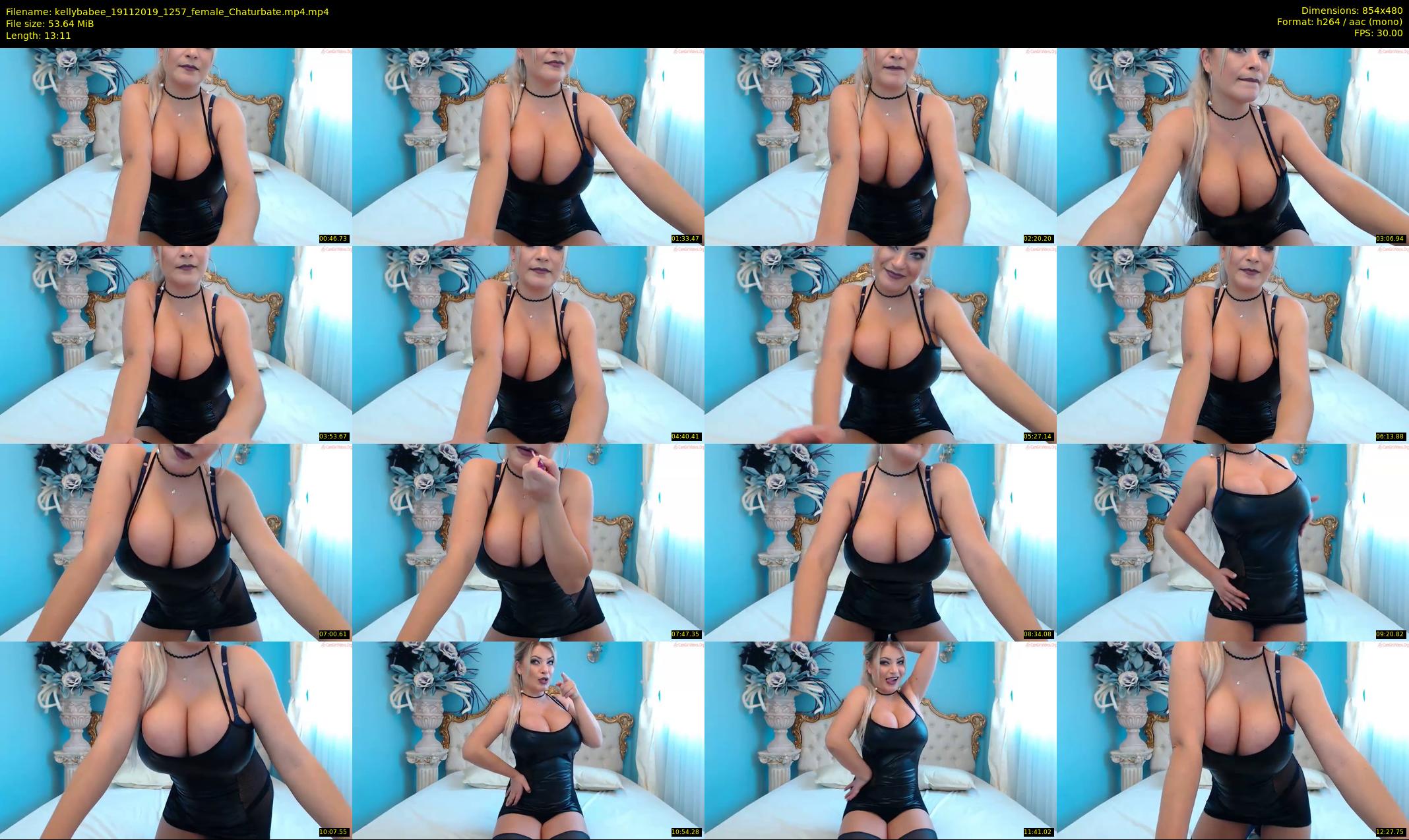 kellybabee — 14 minute Chaturbate female cam show recording, 480p, Nov 19, 2019