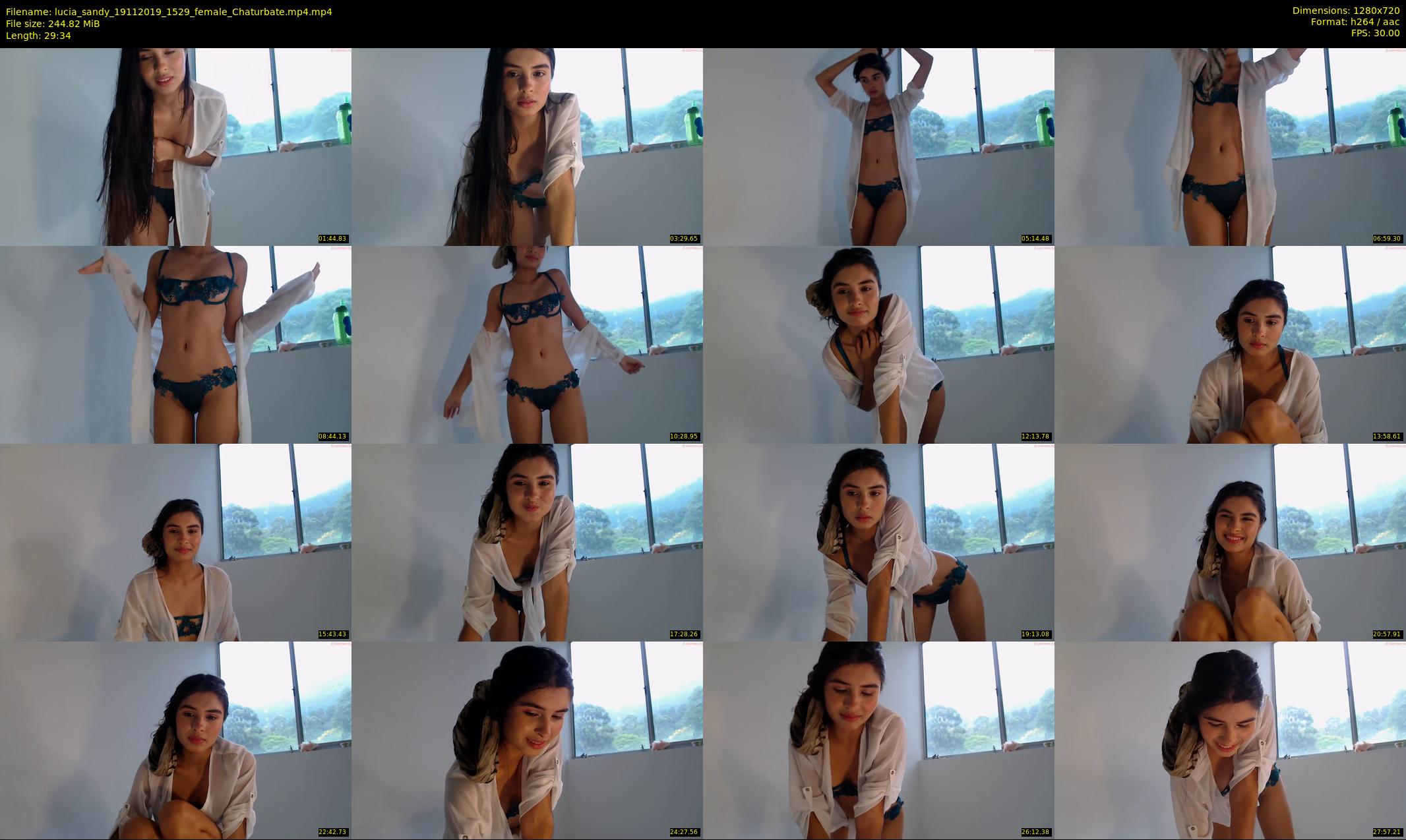 lucia_sandy — 30 minute Chaturbate female cam show recording, 720p, Nov 19, 2019