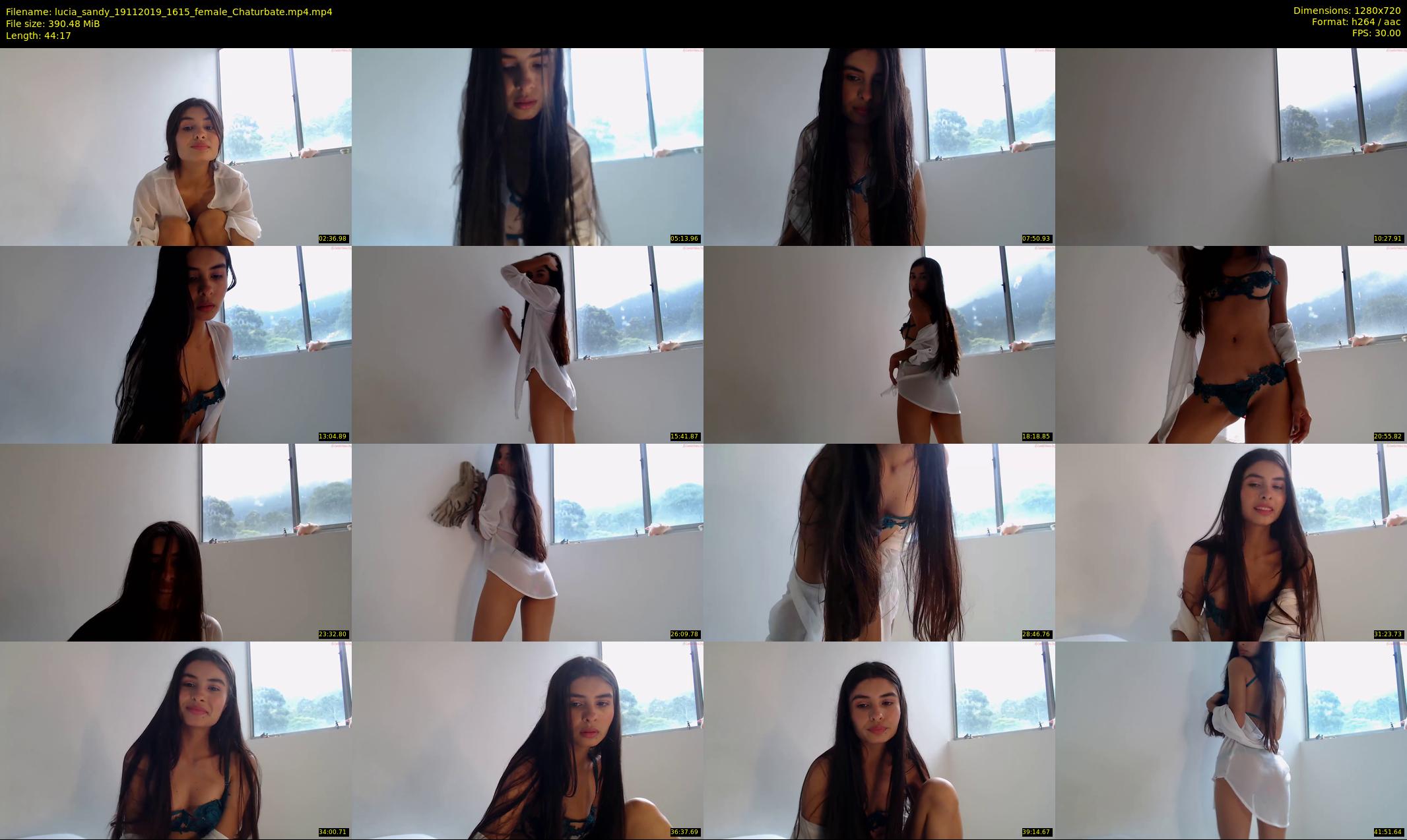 lucia_sandy — 45 minute Chaturbate female cam show recording, 720p, Nov 19, 2019