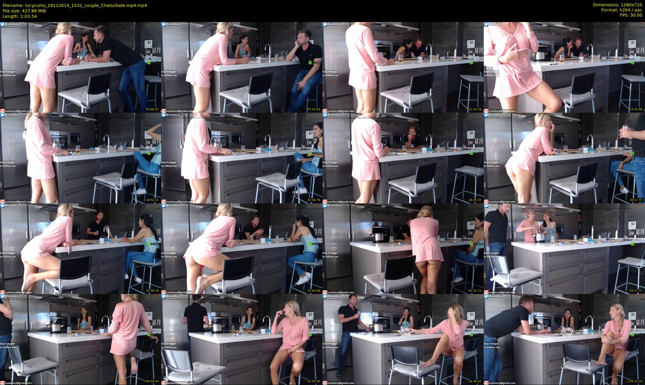 lucycums — 64 minute Chaturbate couple cam show recording, 720p, Nov 19, 2019