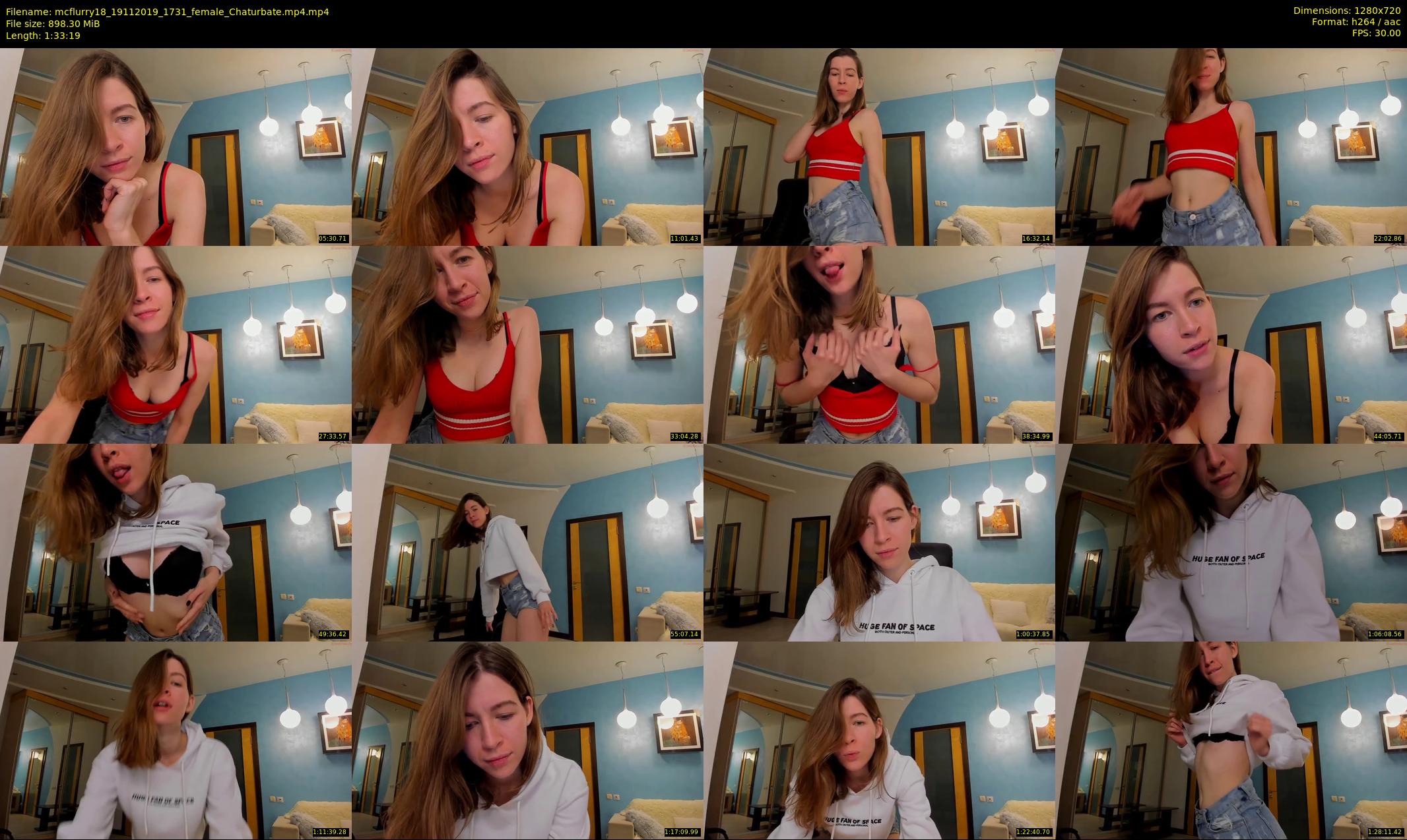 mcflurry18 — 94 minute Chaturbate female cam show recording, 720p, Nov 19, 2019