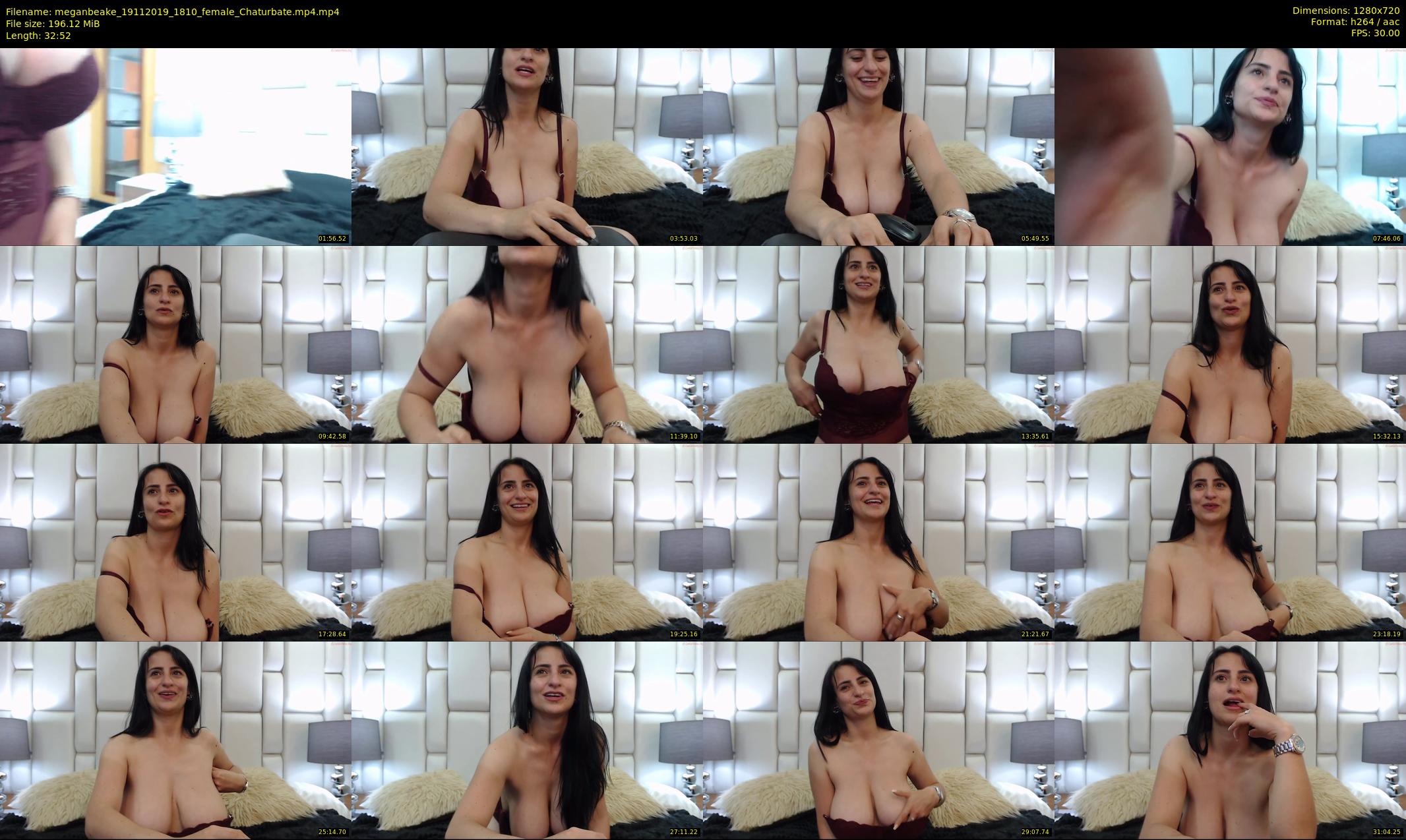 meganbeake — 33 minute Chaturbate female cam show recording, 720p, Nov 19, 2019