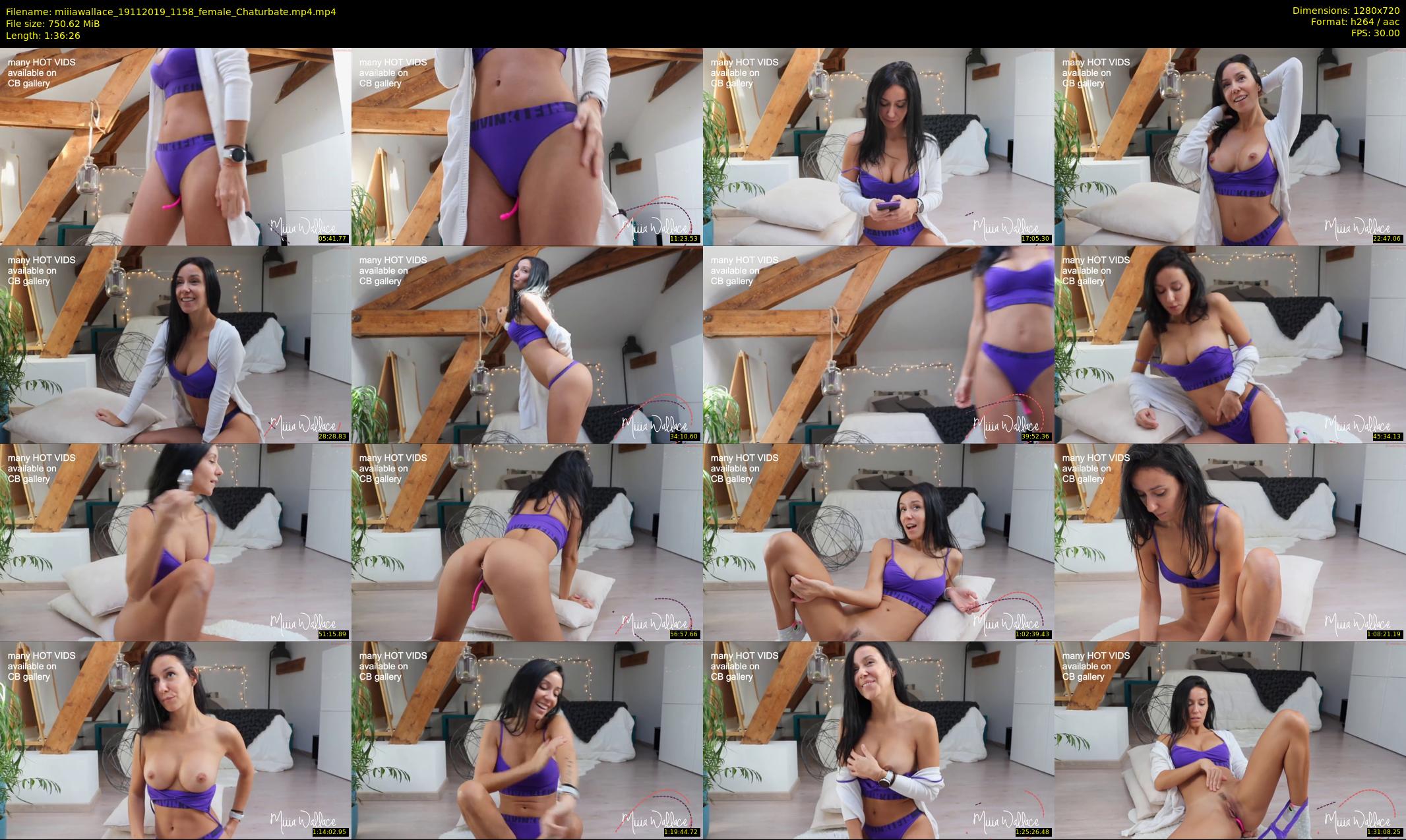 miiiawallace — 97 minute Chaturbate female cam show recording, 720p, Nov 19, 2019