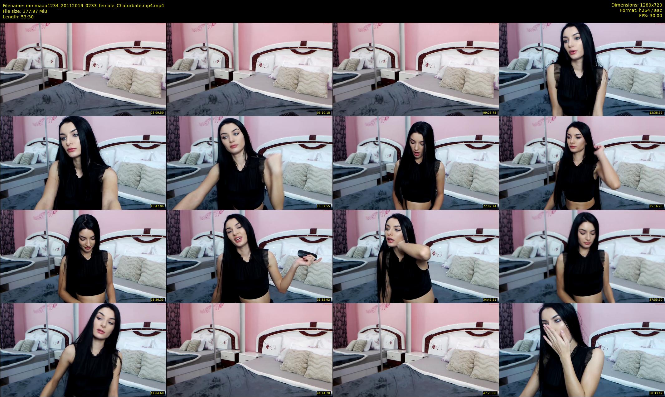 mmmaaa1234 — 54 minute Chaturbate female cam show recording, 720p, Nov 20, 2019