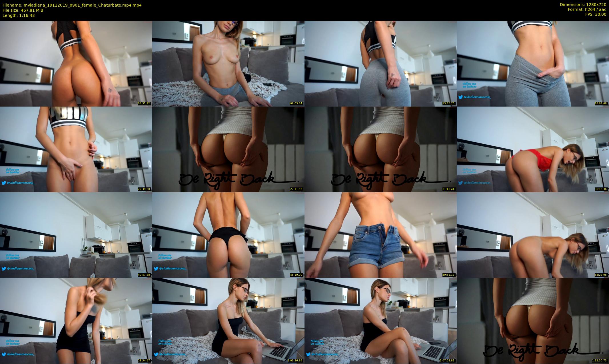 mvladlena — 77 minute Chaturbate female cam show recording, 720p, Nov 19, 2019