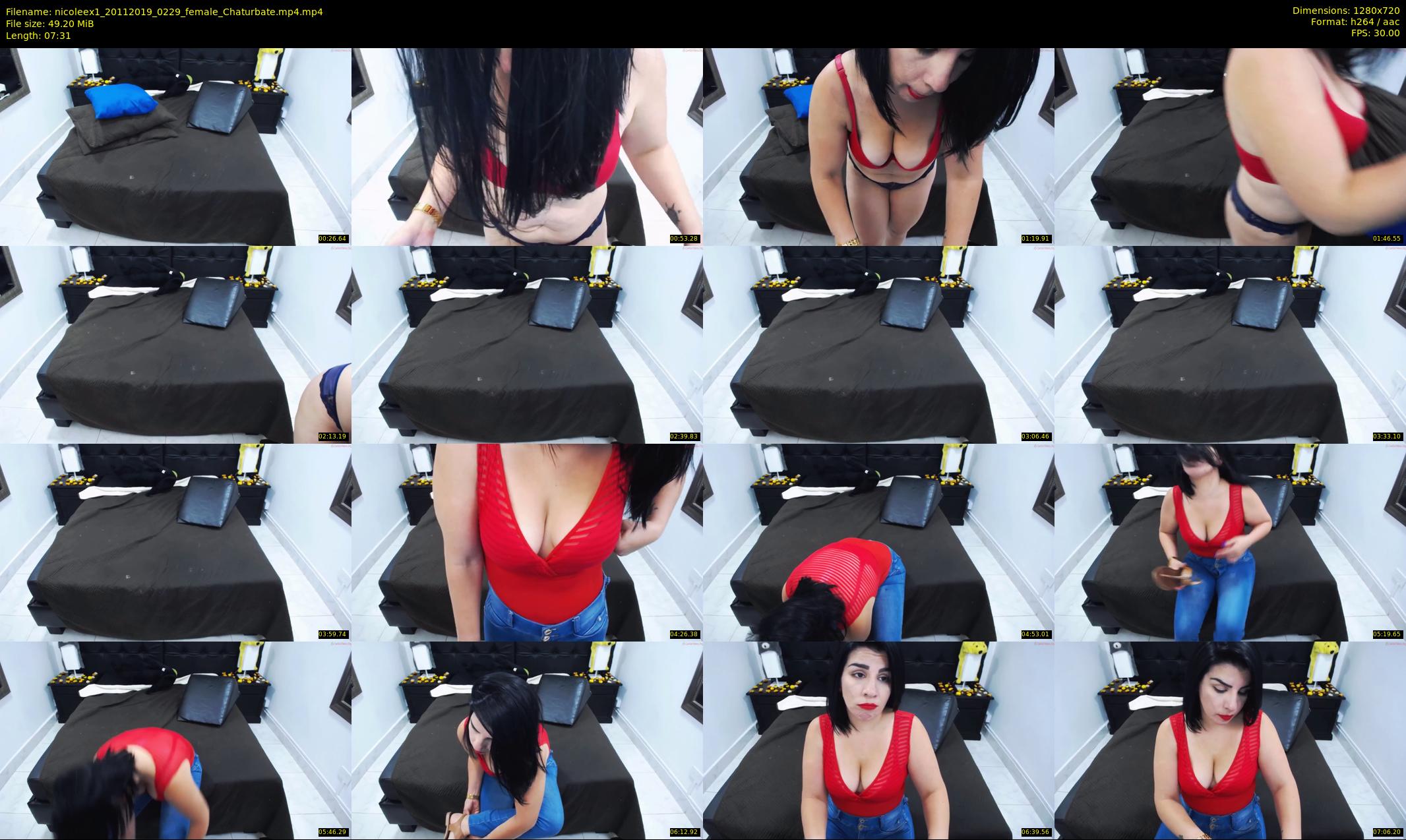 nicoleex1 — 8 minute Chaturbate female cam show recording, 720p, Nov 20, 2019