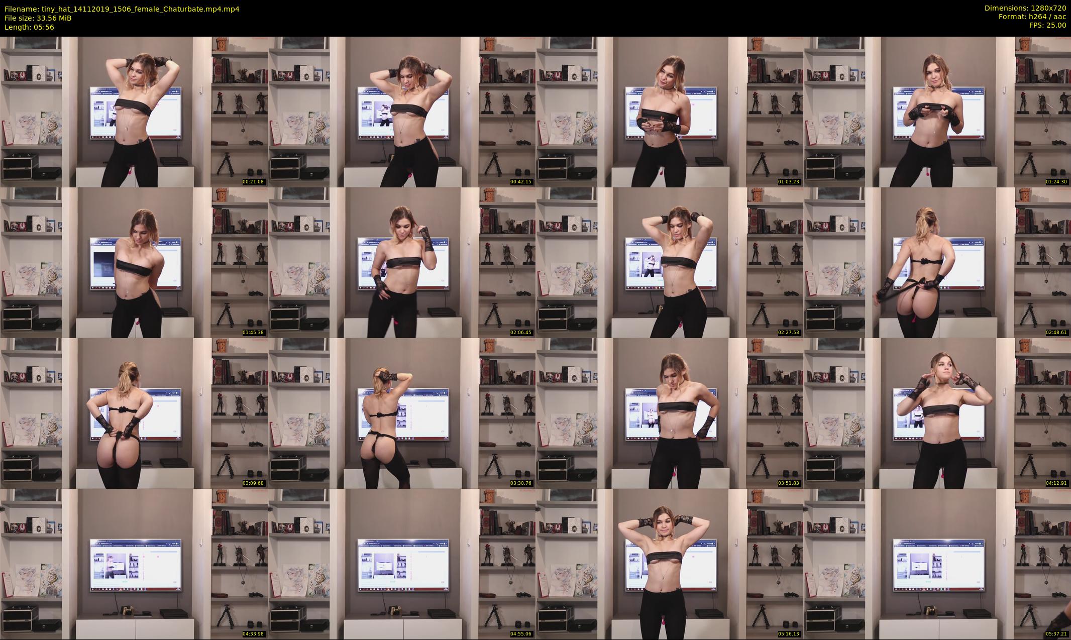 tiny_hat — 6 minute Chaturbate female cam show recording, 720p, Nov 14, 2019