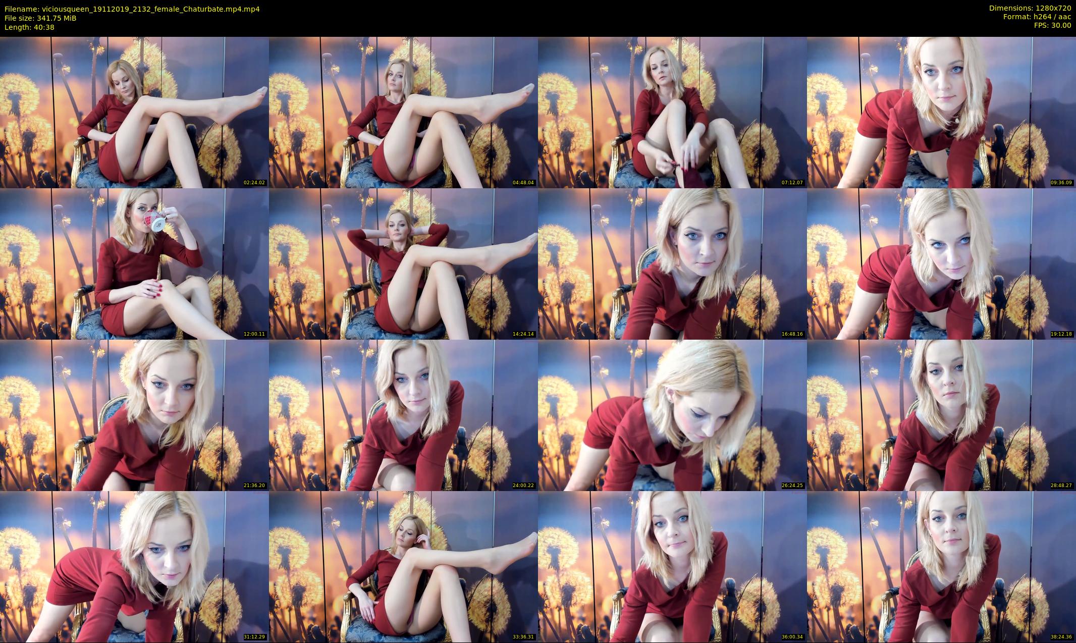 viciousqueen — 41 minute Chaturbate female cam show recording, 720p, Nov 19, 2019