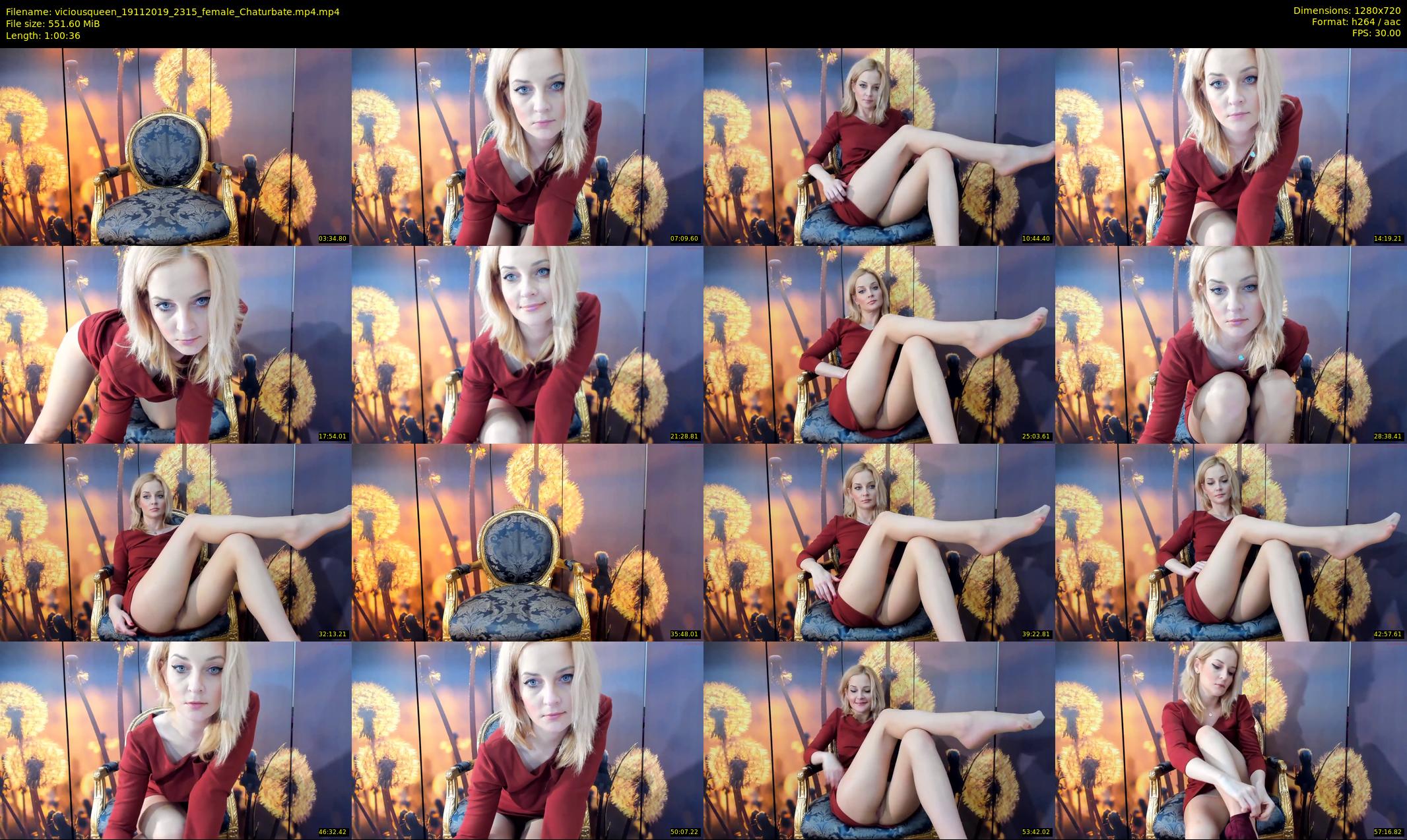 viciousqueen — 61 minute Chaturbate female cam show recording, 720p, Nov 19, 2019