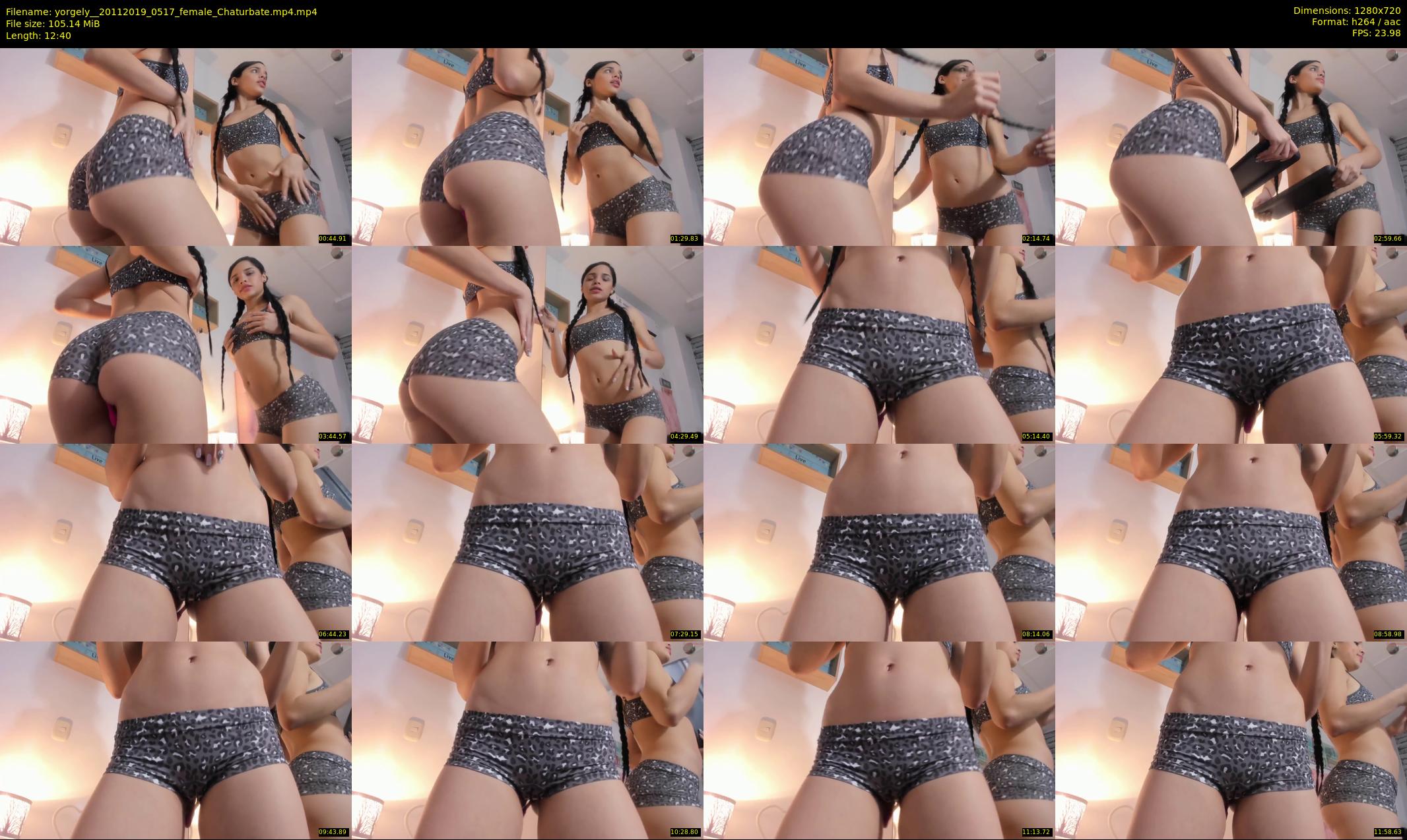 yorgely_ — 13 minute Chaturbate female cam show recording, 720p, Nov 20, 2019