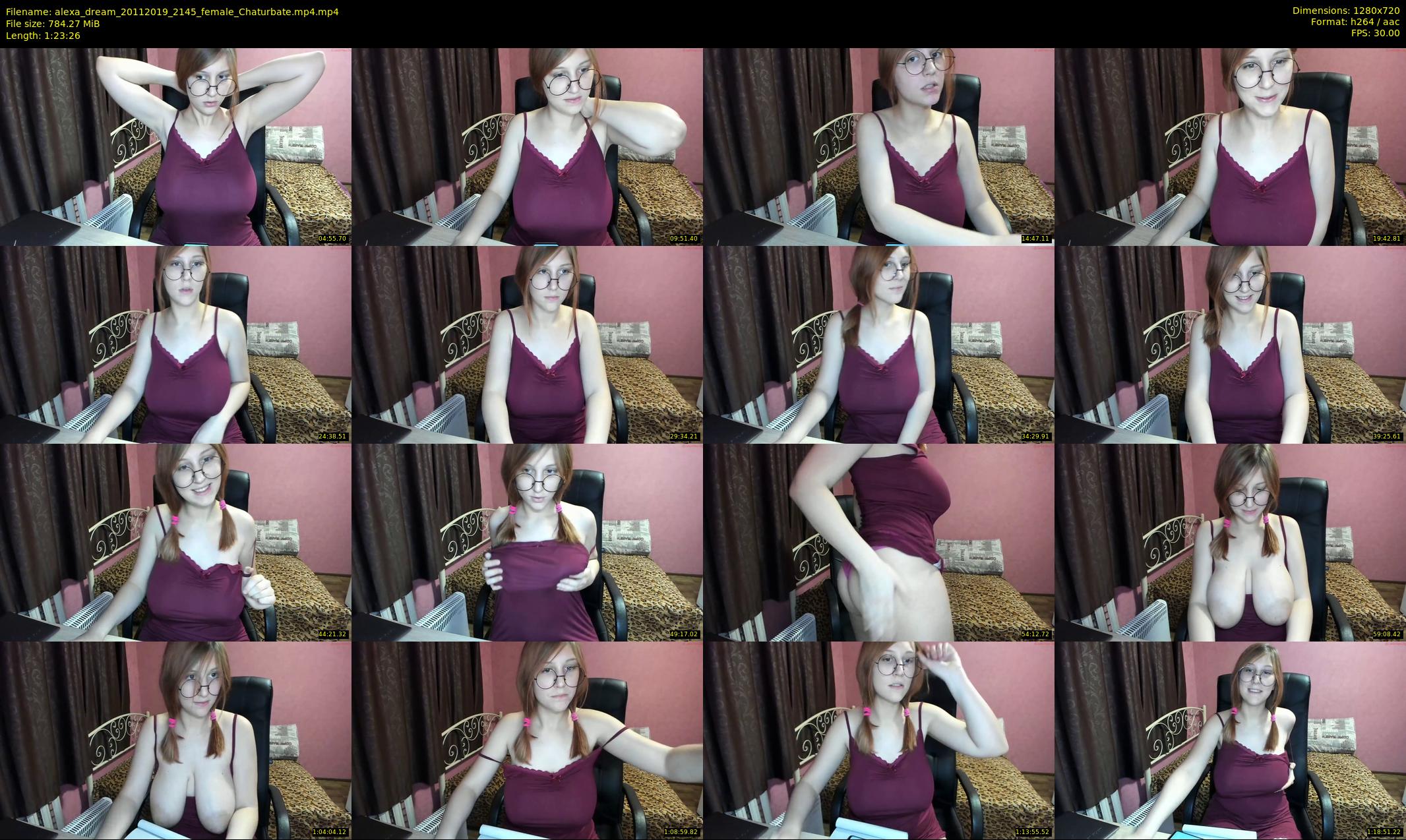 alexa_dream — 84 minute Chaturbate female cam show recording, 720p, Nov 20, 2019