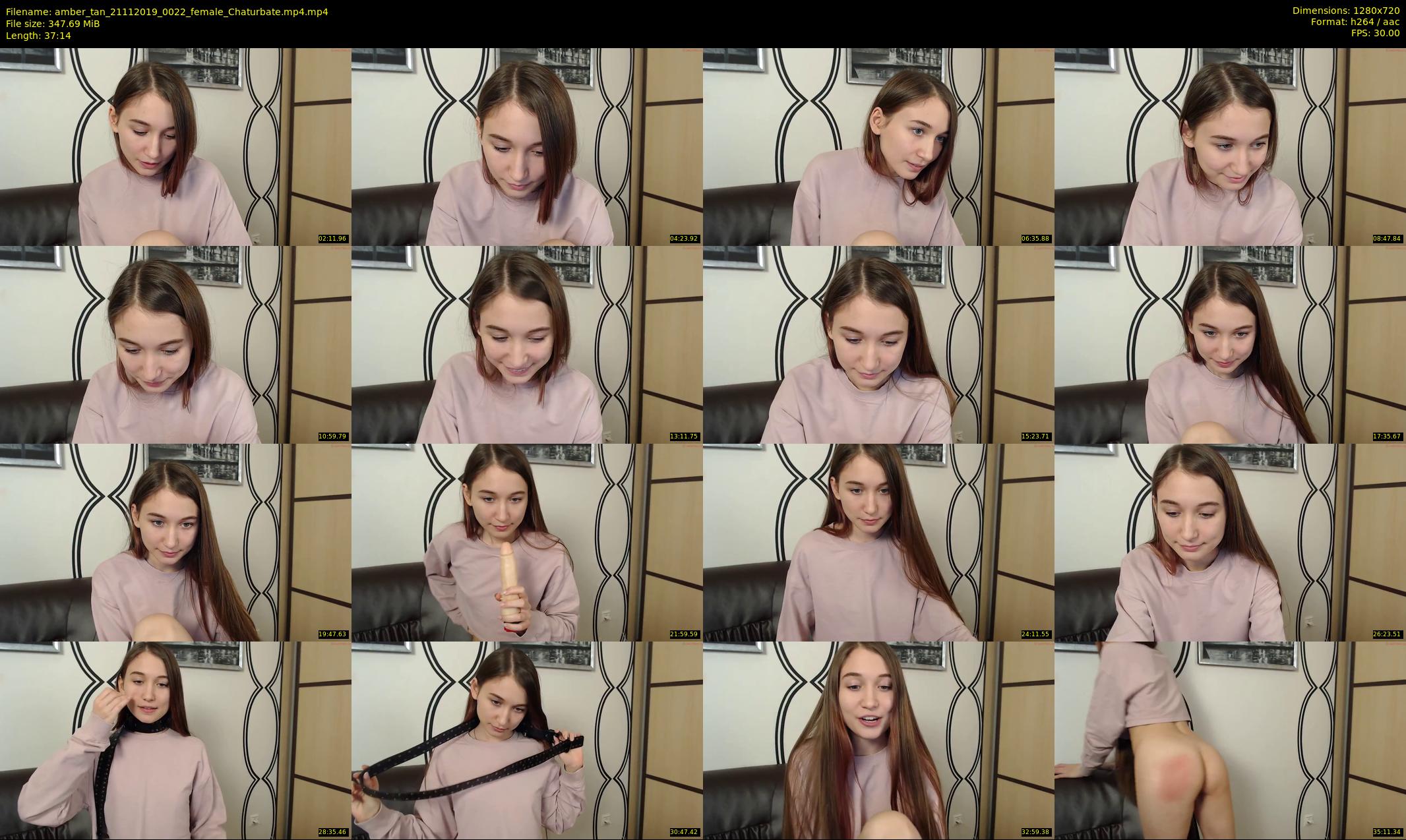 amber_tan — 38 minute Chaturbate female cam show recording, 720p, Nov 21, 2019