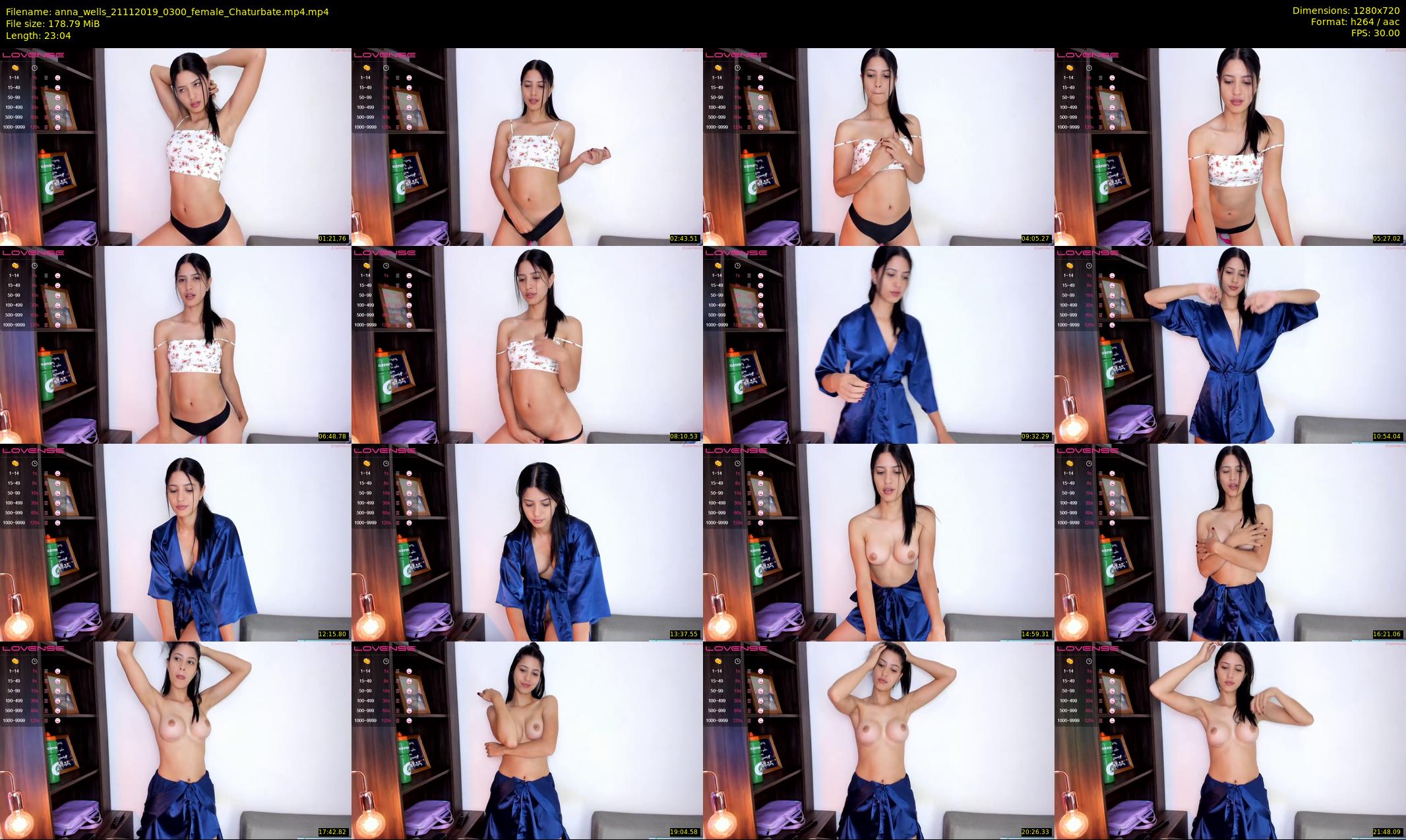 anna_wells — 24 minute Chaturbate female cam show recording, 720p, Nov 21, 2019