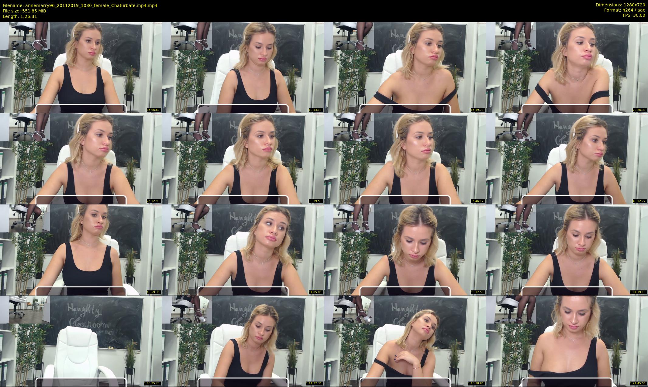 annemarry96 — 87 minute Chaturbate female cam show recording, 720p, Nov 20, 2019