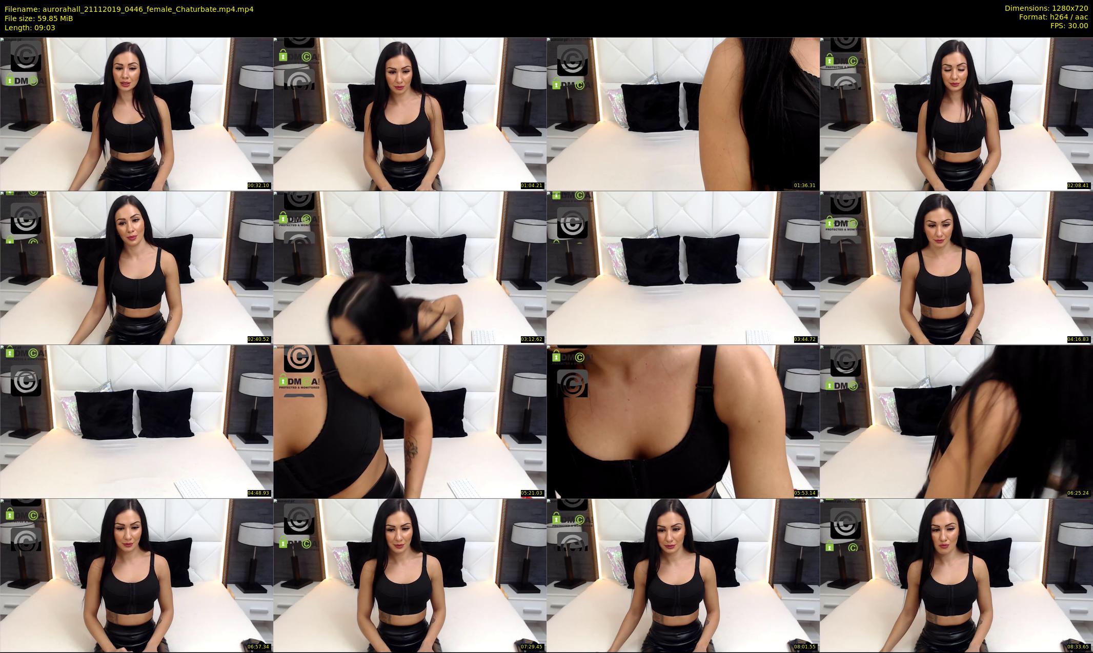 aurorahall — 10 minute Chaturbate female cam show recording, 720p, Nov 21, 2019