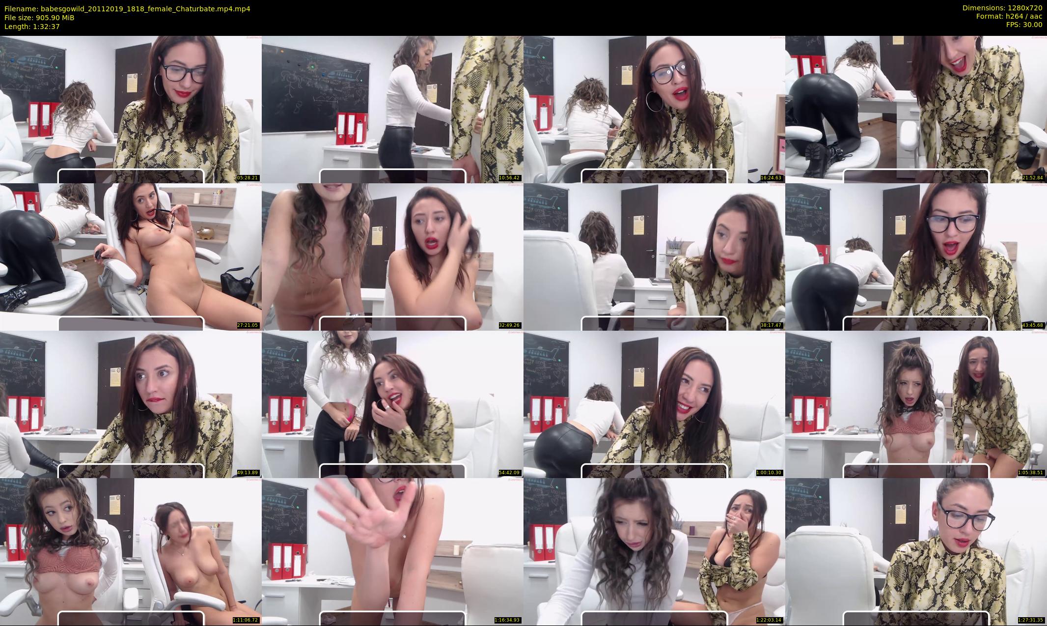 babesgowild — 93 minute Chaturbate couple cam show recording, 720p, Nov 20, 2019