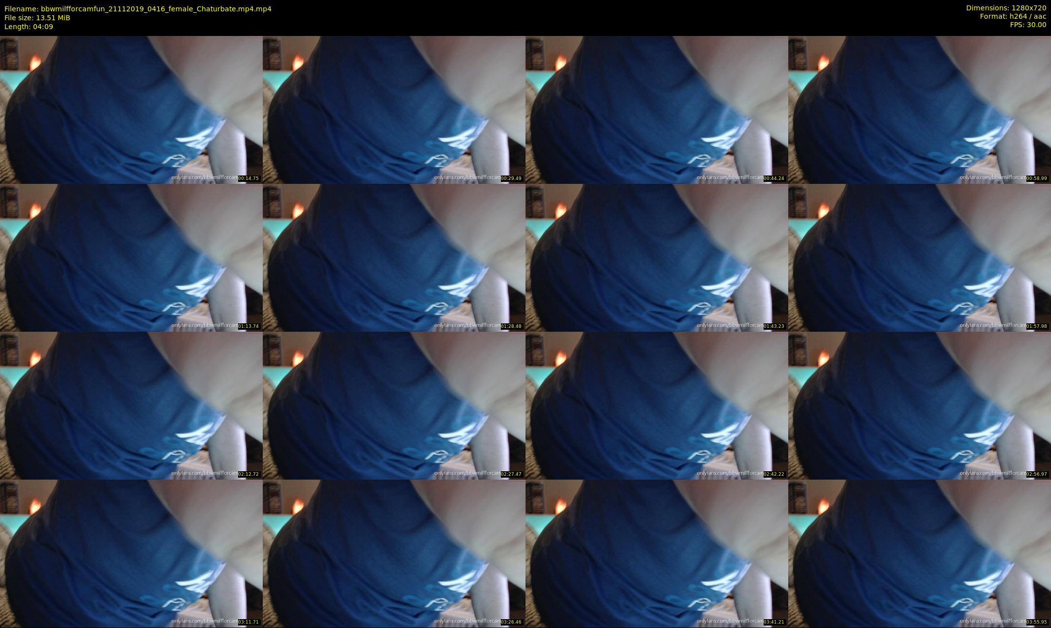 bbwmilfforcamfun — 5 minute Chaturbate female cam show recording, 720p, Nov 21, 2019