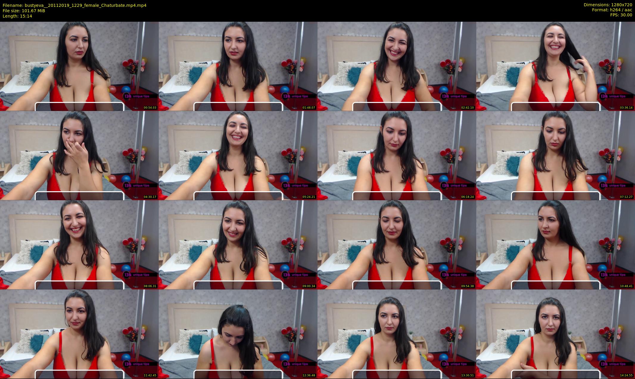 bustyeva_ — 16 minute Chaturbate female cam show recording, 720p, Nov 20, 2019