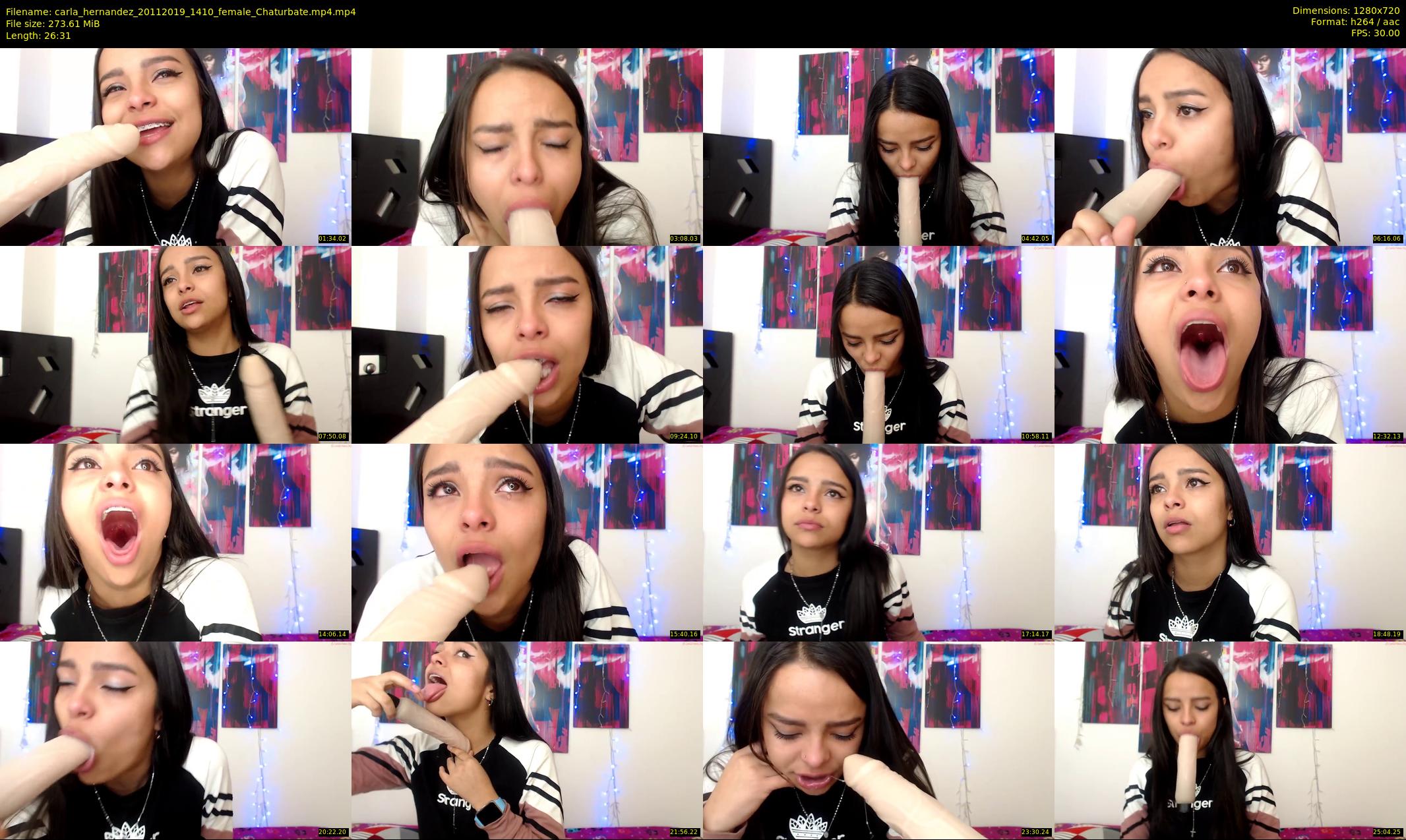carla_hernandez — 27 minute Chaturbate female cam show recording, 720p, Nov 20, 2019