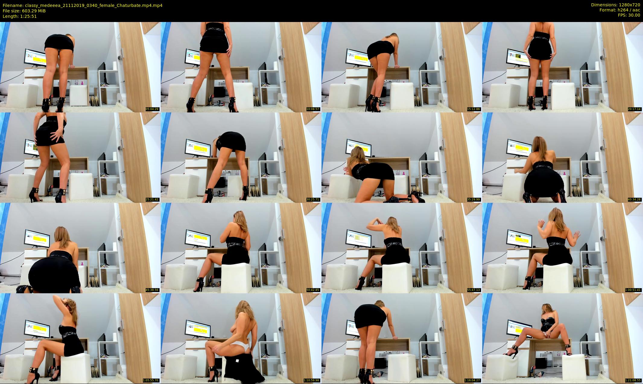 classy_medeeea — 86 minute Chaturbate female cam show recording, 720p, Nov 21, 2019