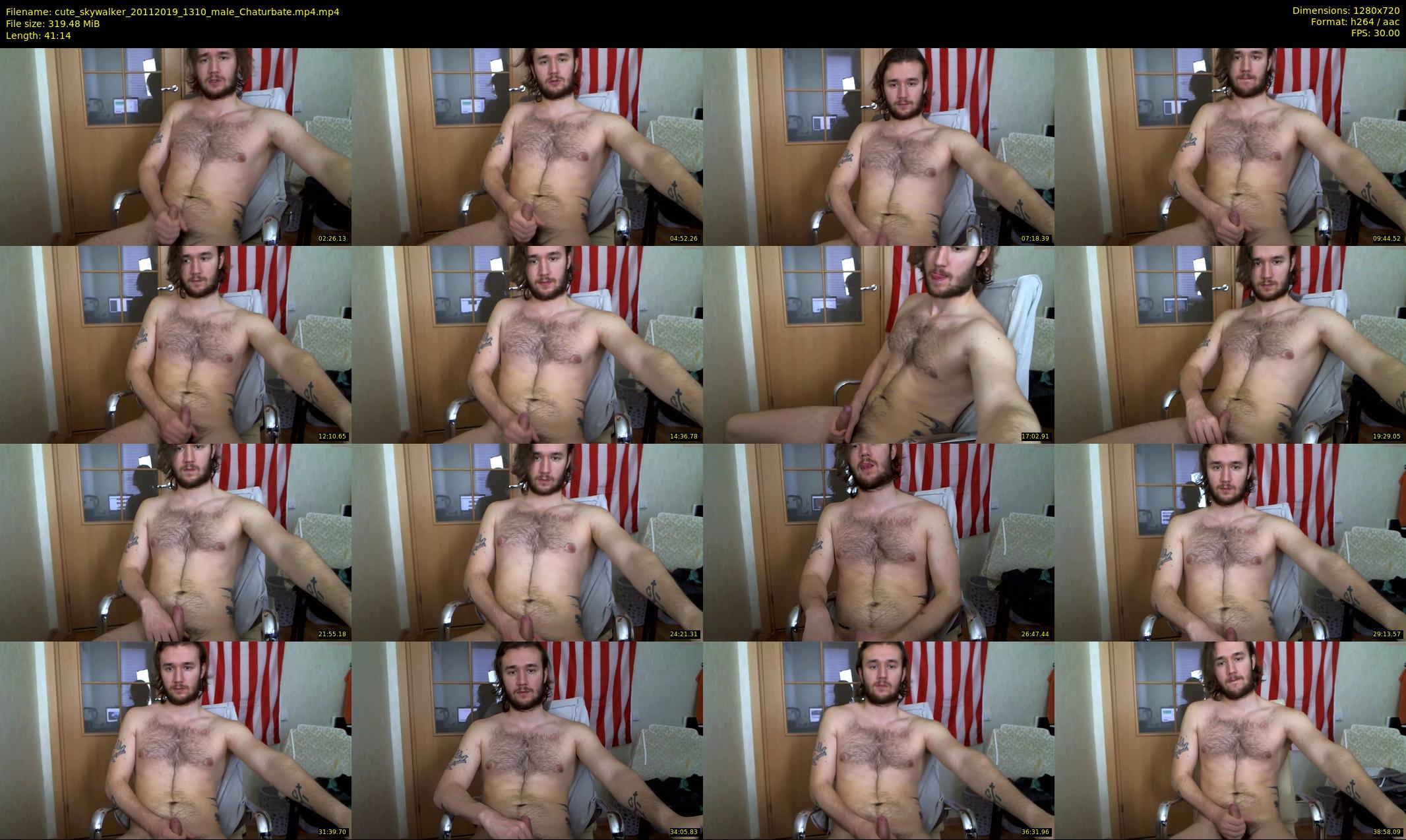 cute_skywalker — 42 minute Chaturbate male cam show recording, 720p, Nov 20, 2019