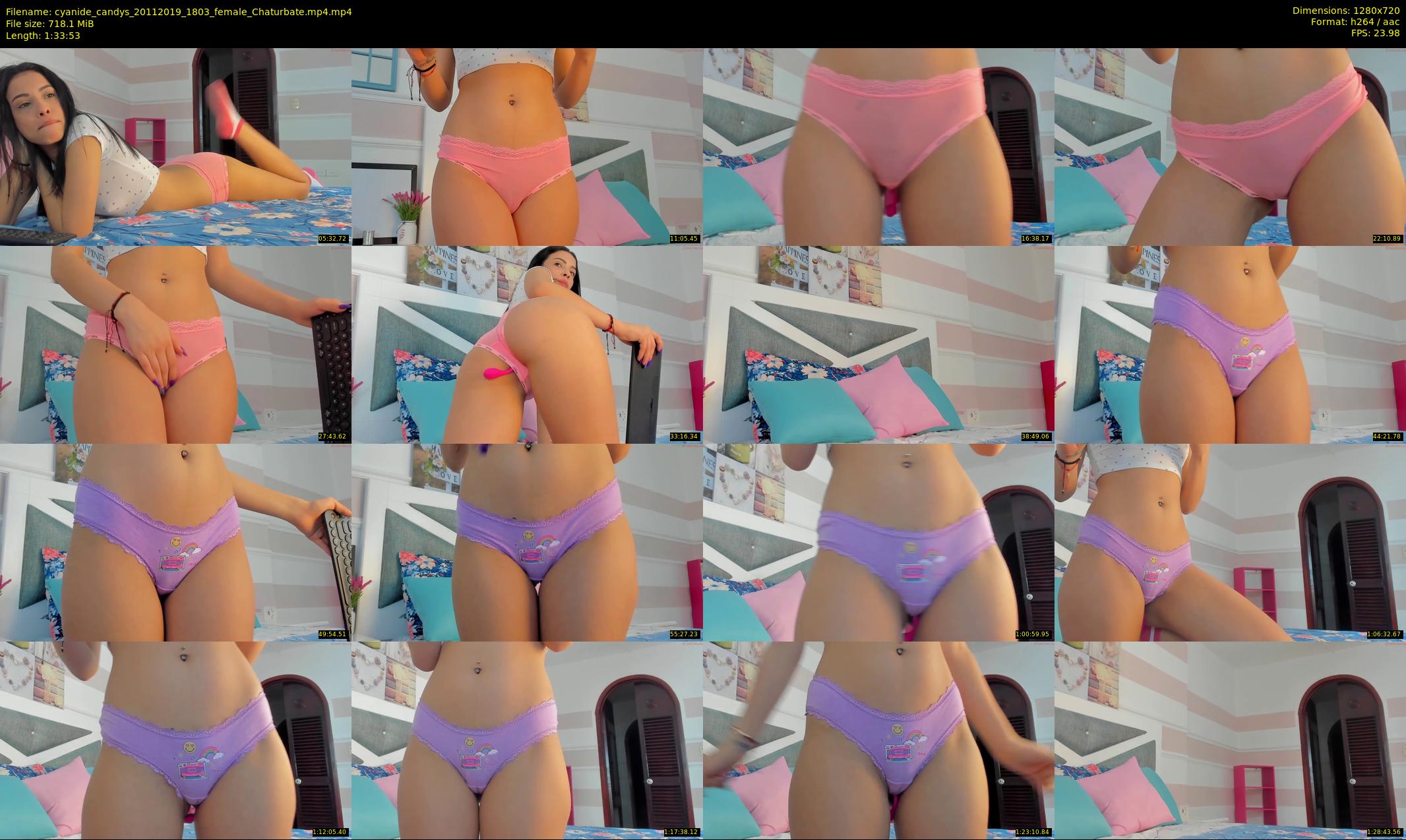 cyanide_candys — 94 minute Chaturbate female cam show recording, 720p, Nov 20, 2019