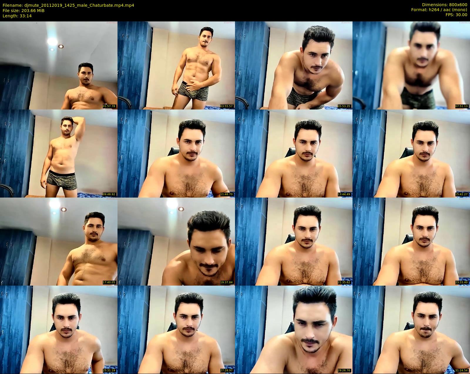 djmute — 34 minute Chaturbate male cam show recording, 480p, Nov 20, 2019