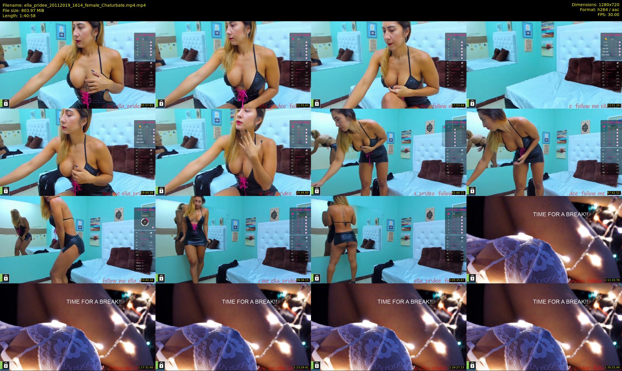 ella_pridee — 101 minute Chaturbate female cam show recording, 720p, Nov 20, 2019